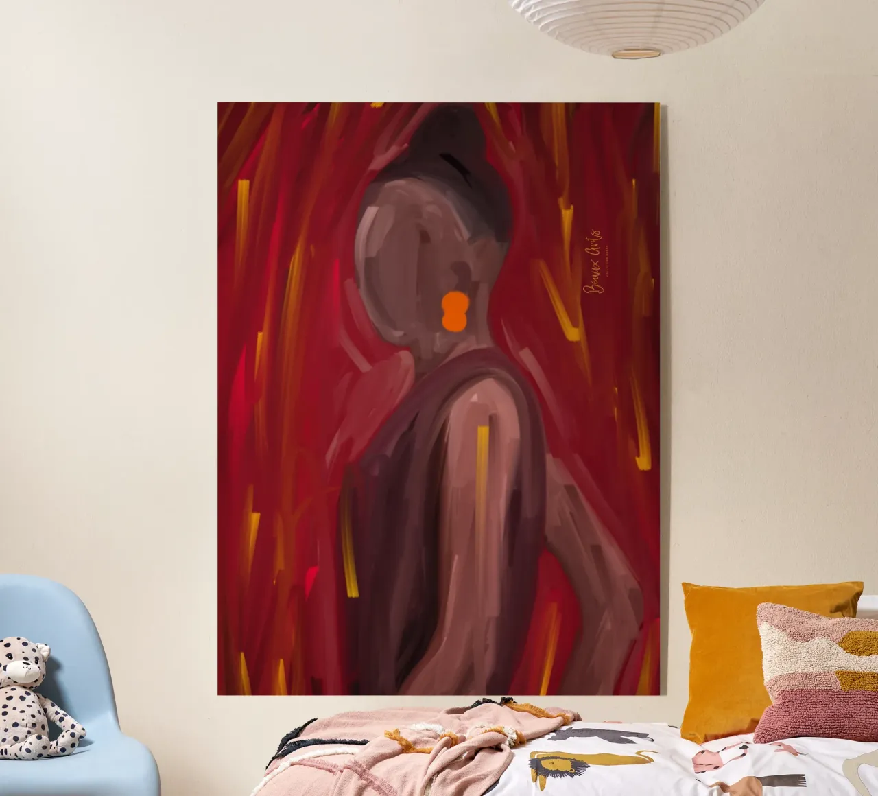 Afro Serena plexiglass da Mathudace Créas