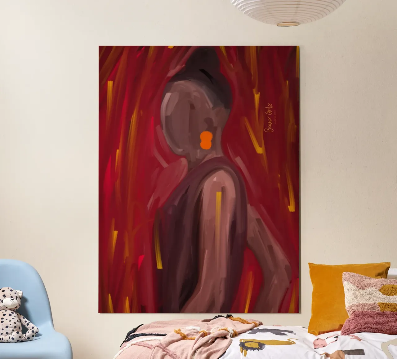 Afro Serena poster con telaio in plastica da Mathudace Créas