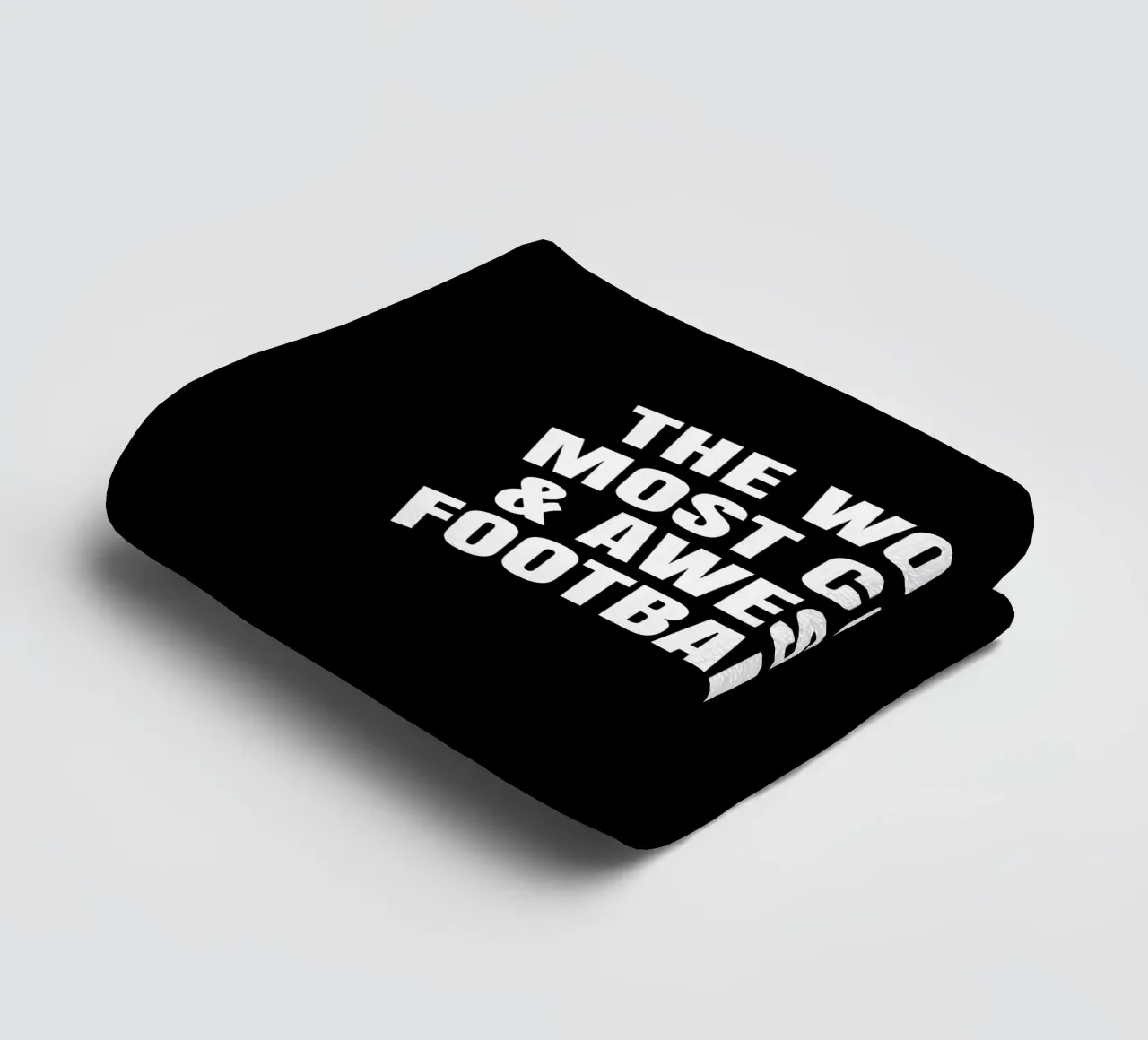 World's most coolest and awesome football dad asciugamano da bagno da happieeagle