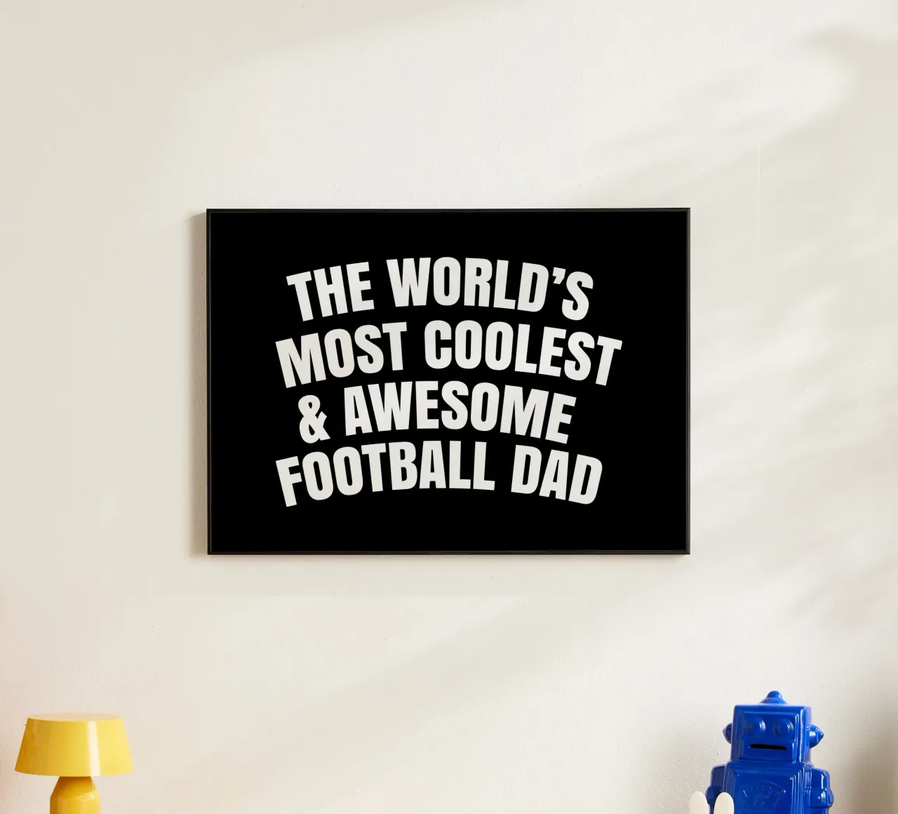 World's most coolest and awesome football dad alluminio dibond da happieeagle