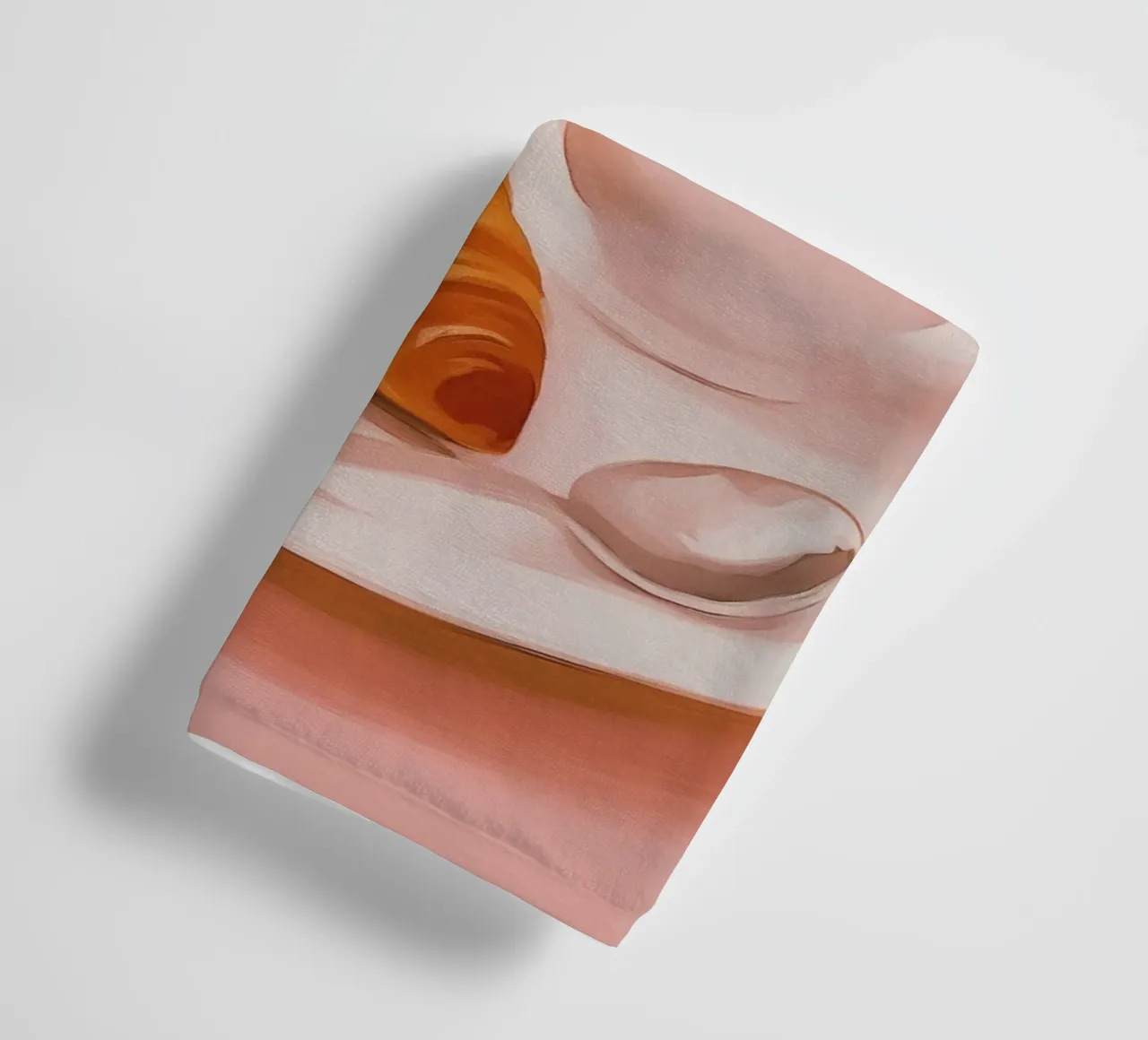 Pariser Croissant in Pastel towel by Carinaprint