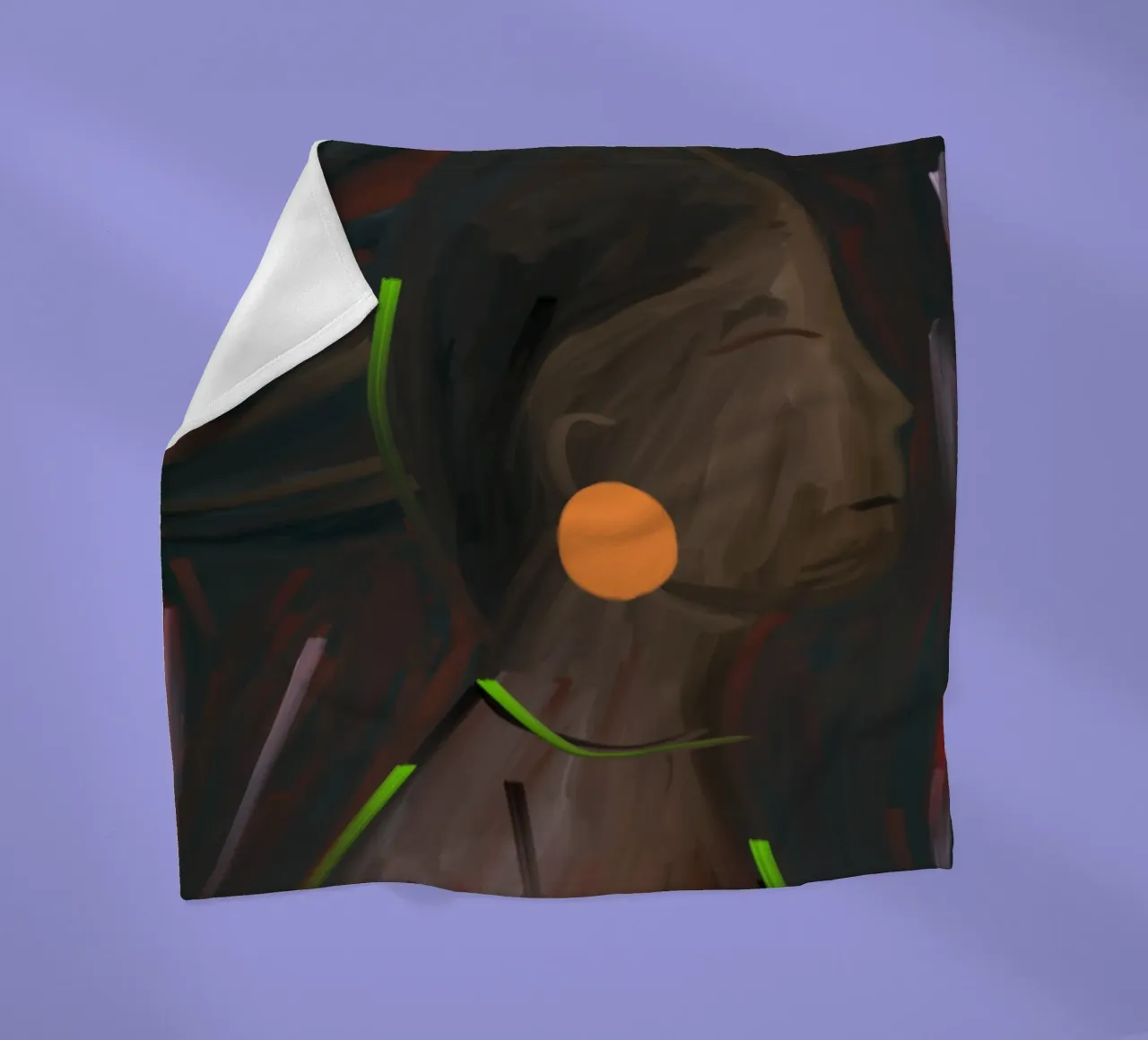 Afro Kinship coperta in pile da Mathudace Créas