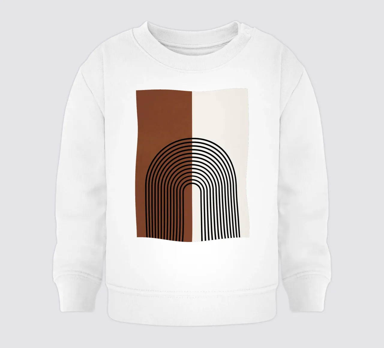 Linee semicircolari Boho - moderne e minimaliste felpa neonato da Whole©
