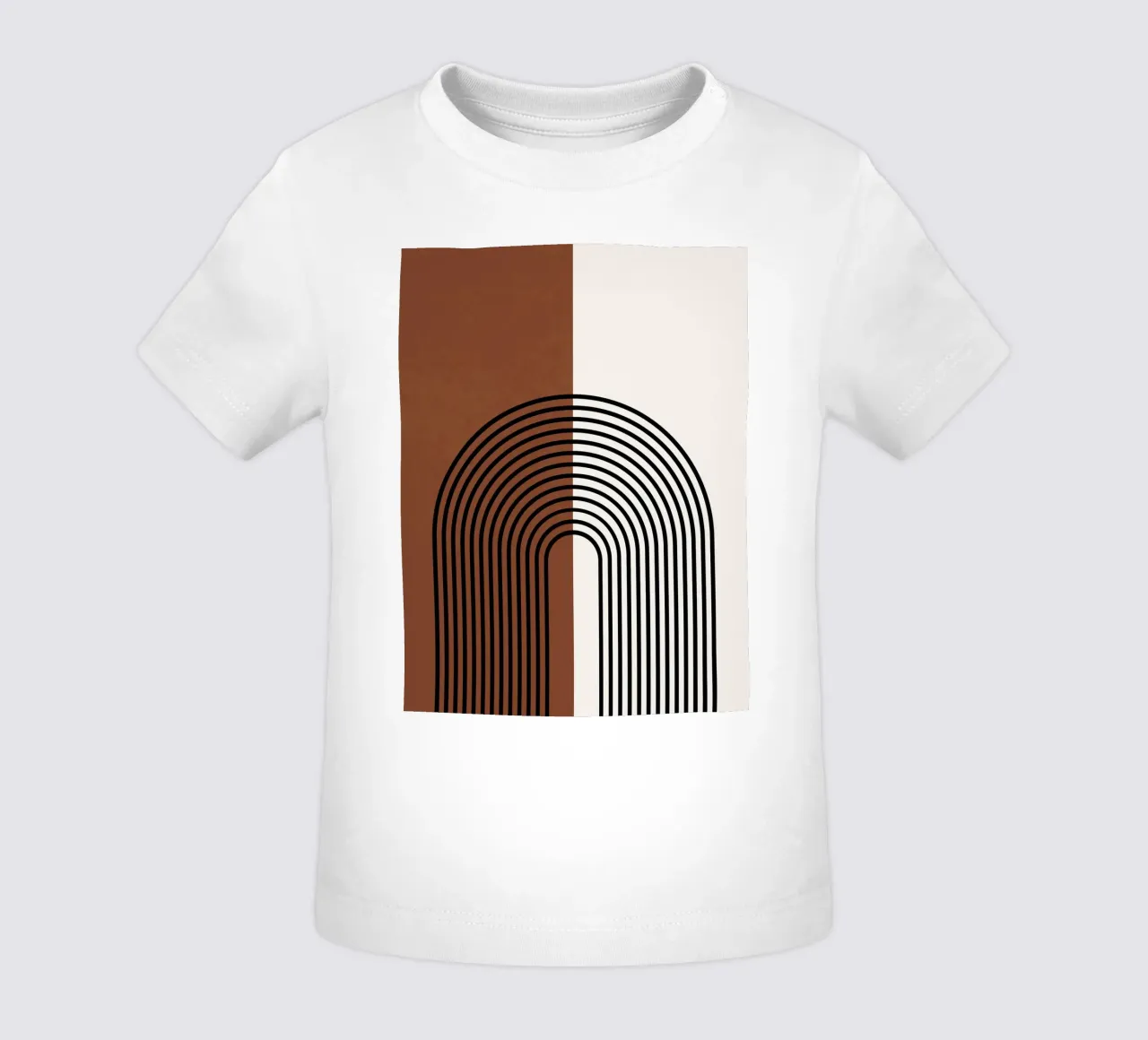 Linee semicircolari Boho - moderne e minimaliste maglietta neonato da Whole©