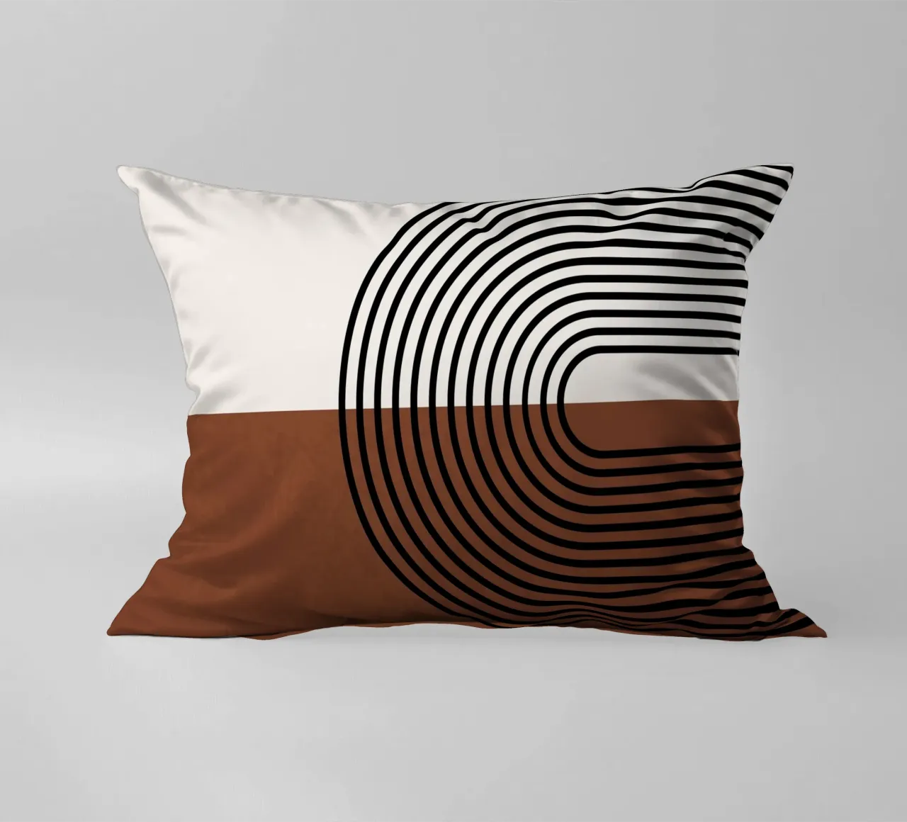 Linee semicircolari Boho - moderne e minimaliste cuscino da Whole©