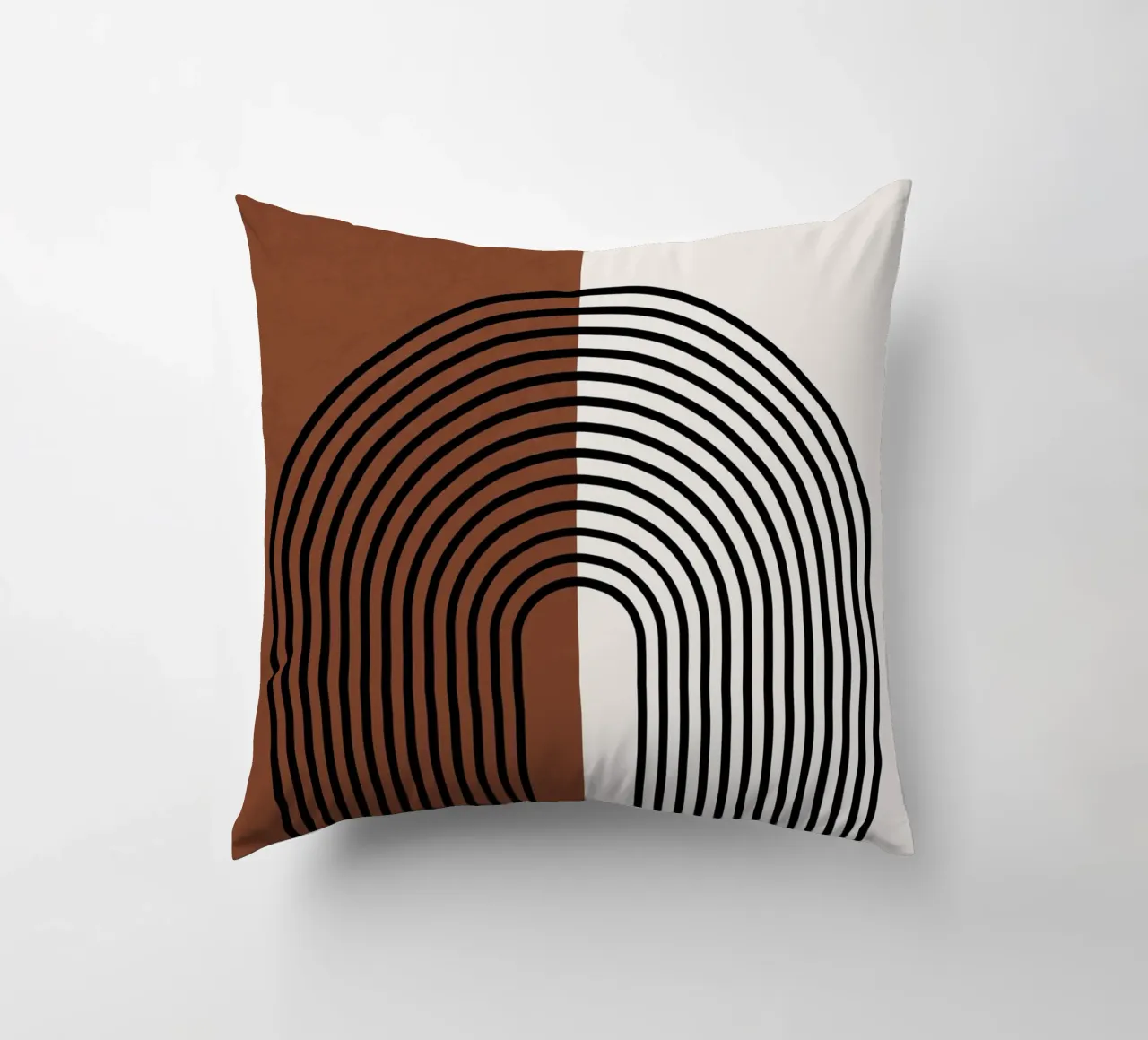 Linee semicircolari Boho - moderne e minimaliste cuscino da Whole©