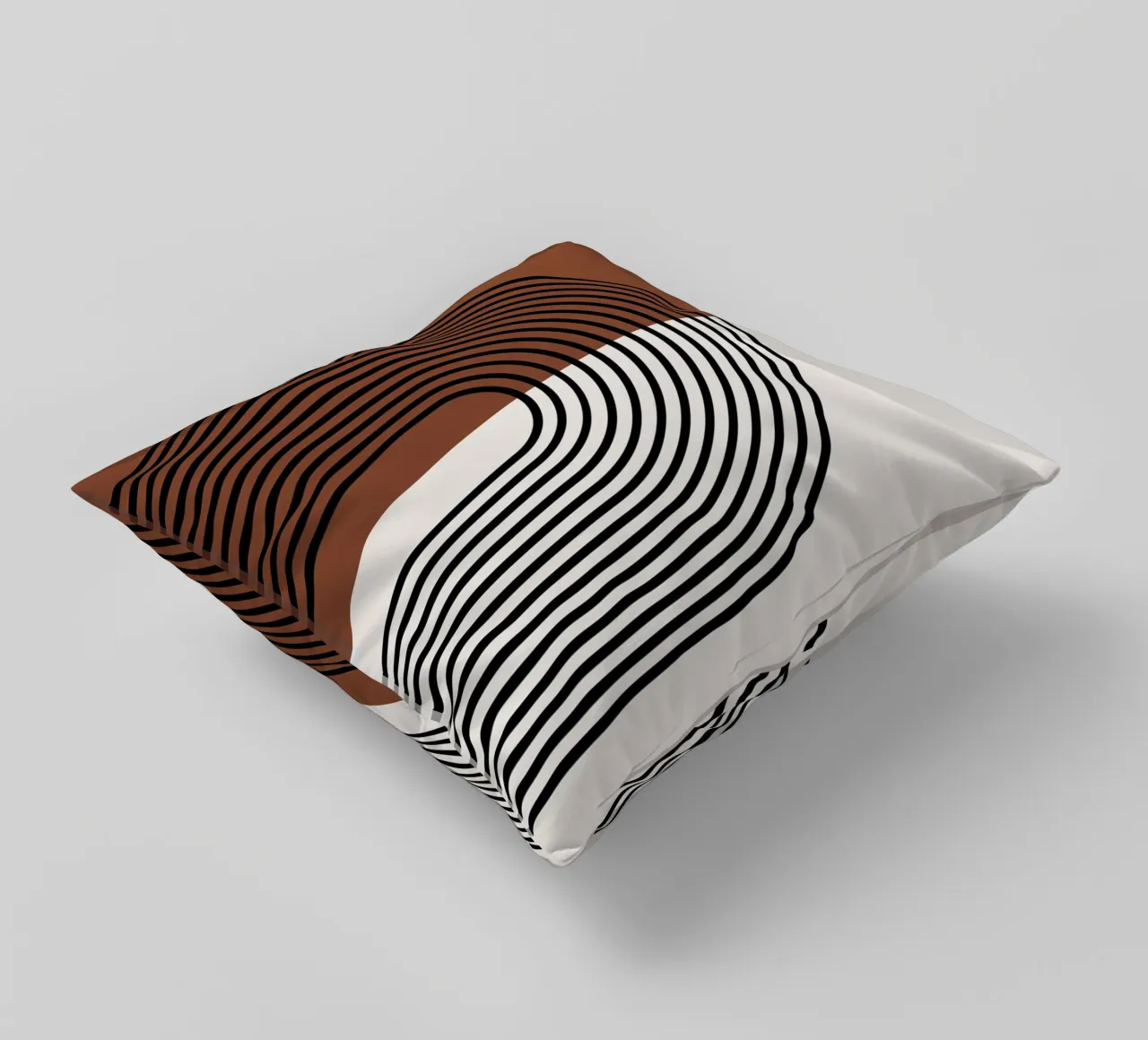 Linee semicircolari Boho - moderne e minimaliste cuscino da Whole©