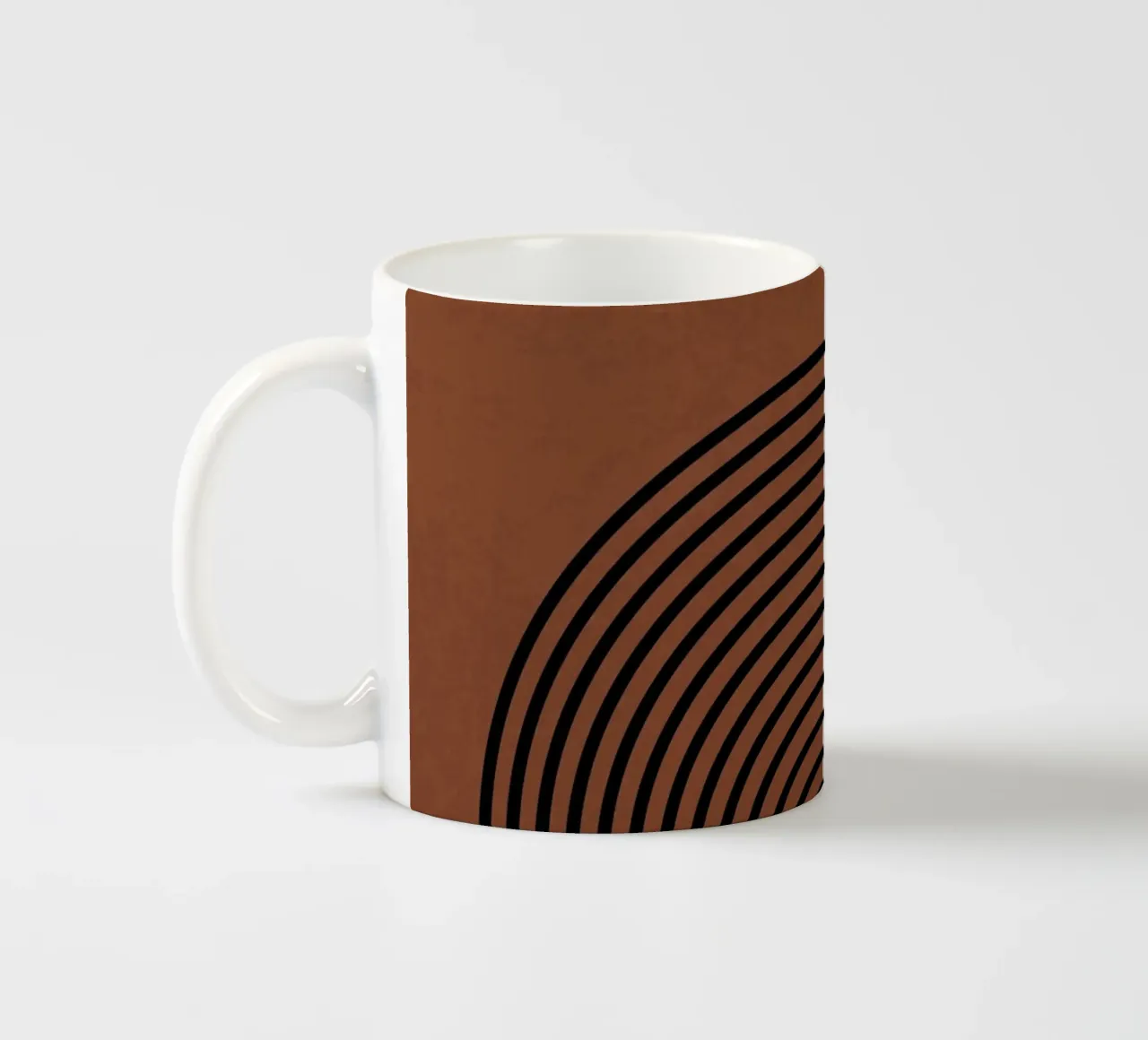 Linee semicircolari Boho - moderne e minimaliste tazza in ceramica da Whole©