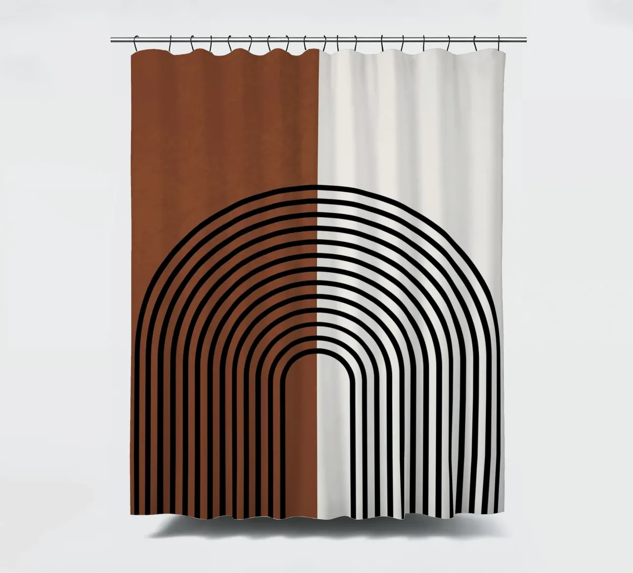Linee semicircolari Boho - moderne e minimaliste tenda da doccia da Whole©
