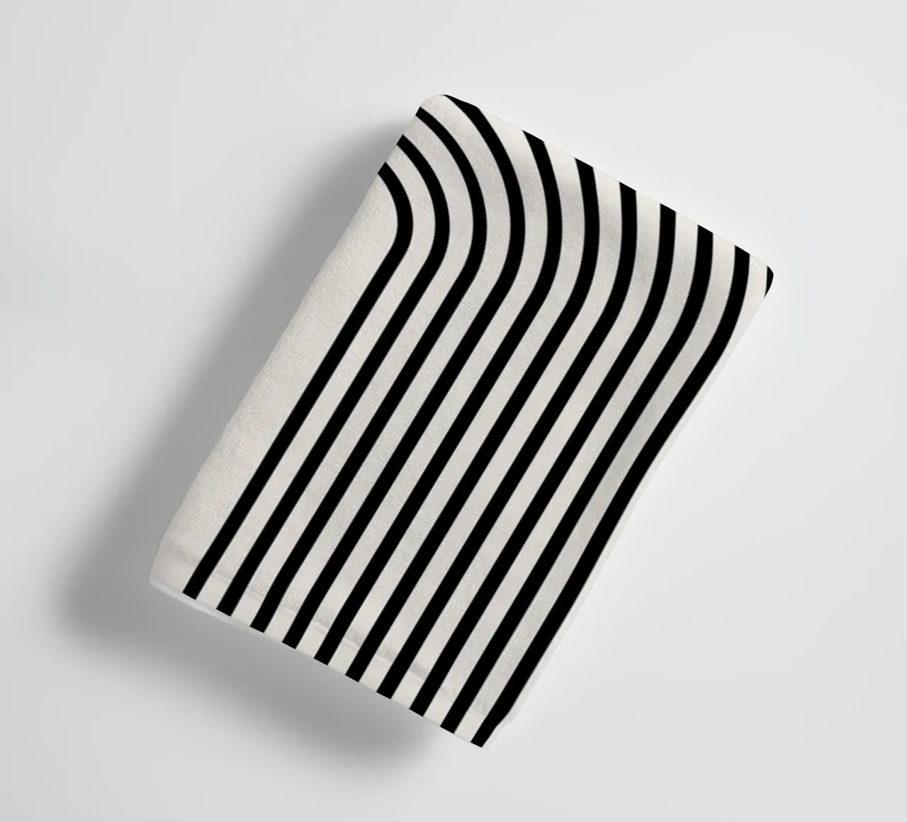 Boho semi-circular lines - modern & minimalist towel by Whole©