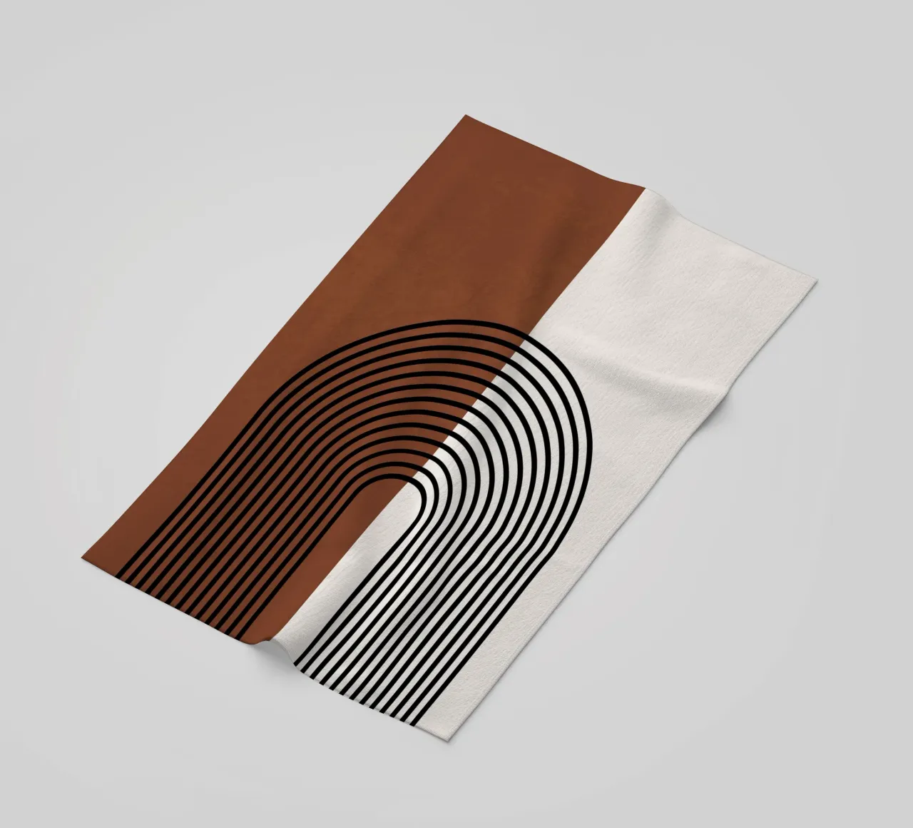Linee semicircolari Boho - moderne e minimaliste telo mare da Whole©