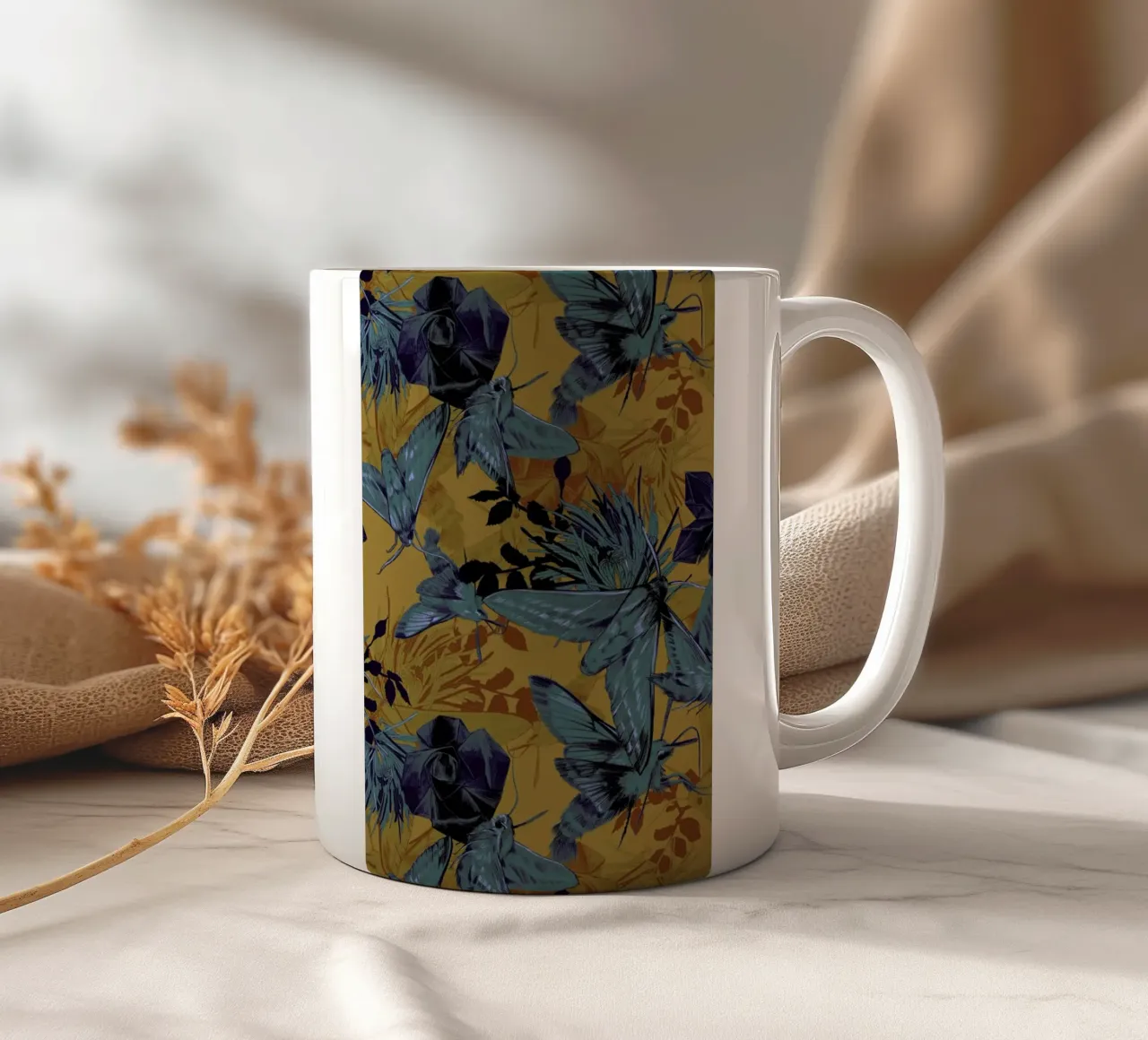 Heteroceras tazza in ceramica da La Scarlatte