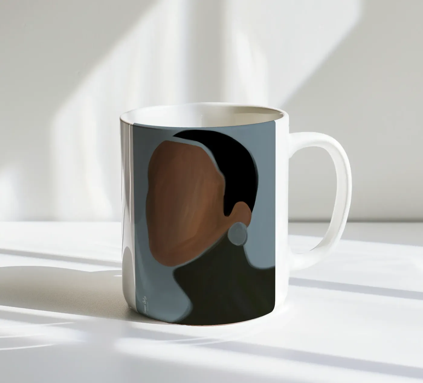 Afro Bloom ceramic mug by Mathudace Créas