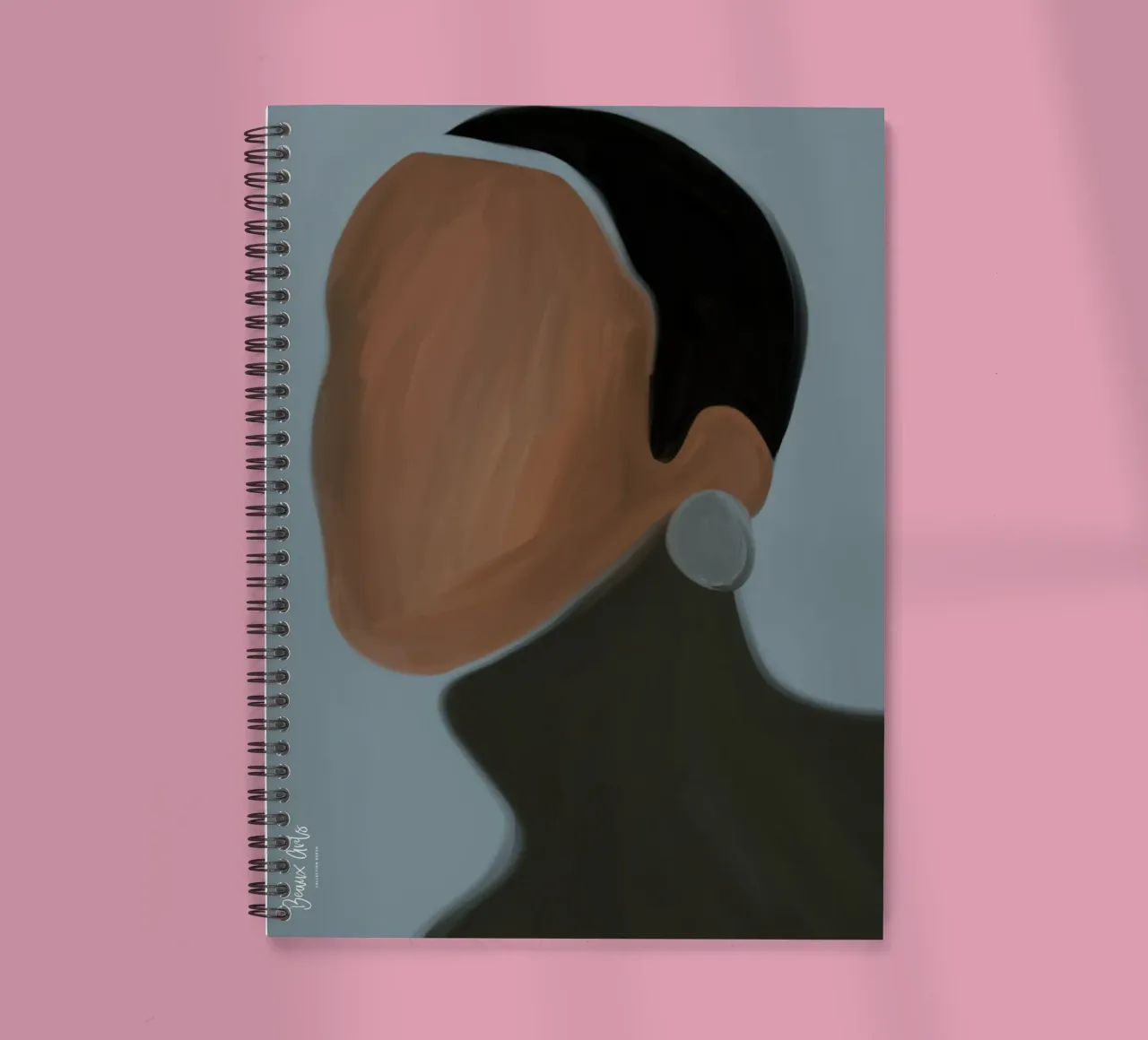 Afro Bloom spiral notebook by Mathudace Créas