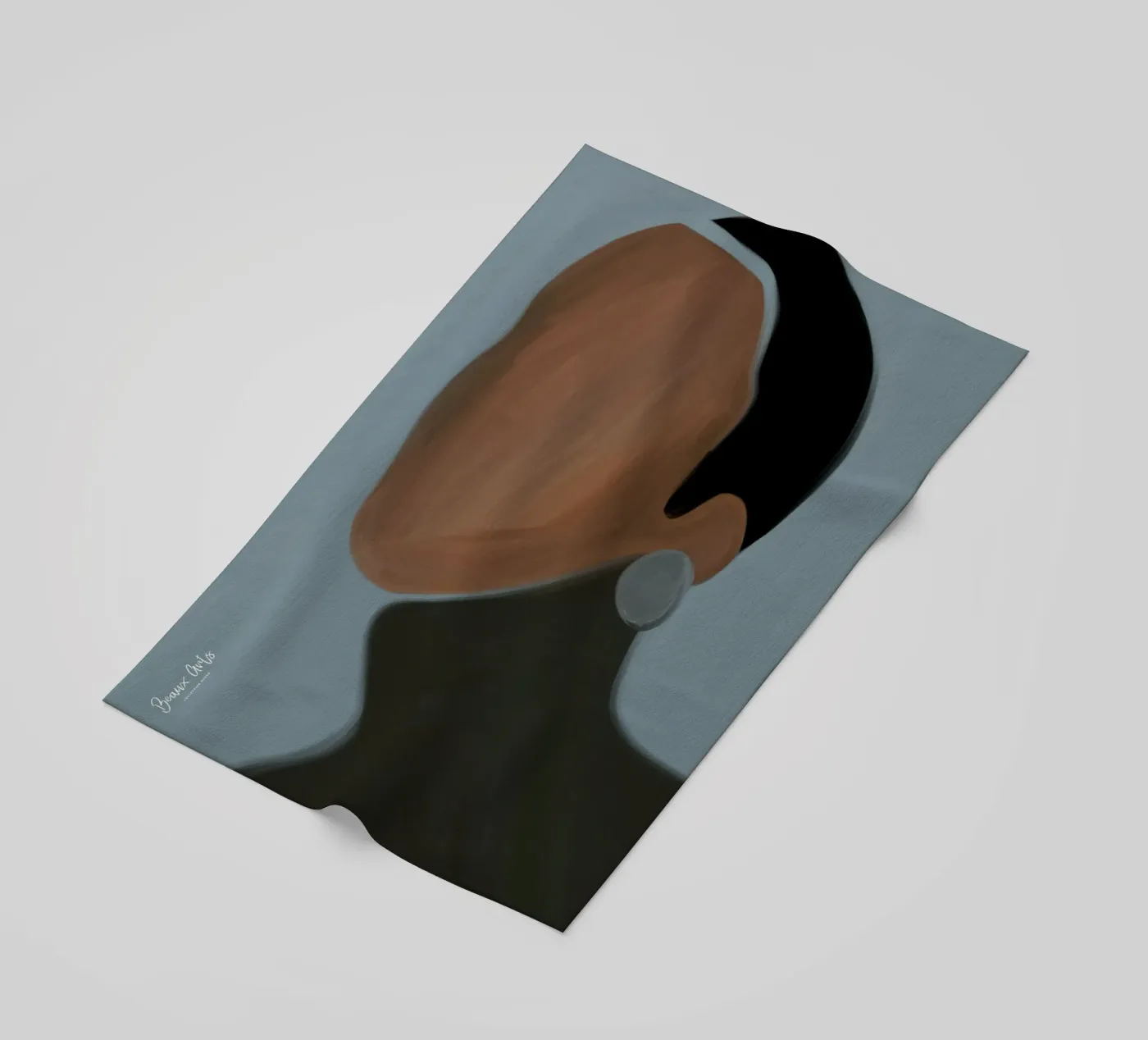 Afro Bloom beach towel by Mathudace Créas