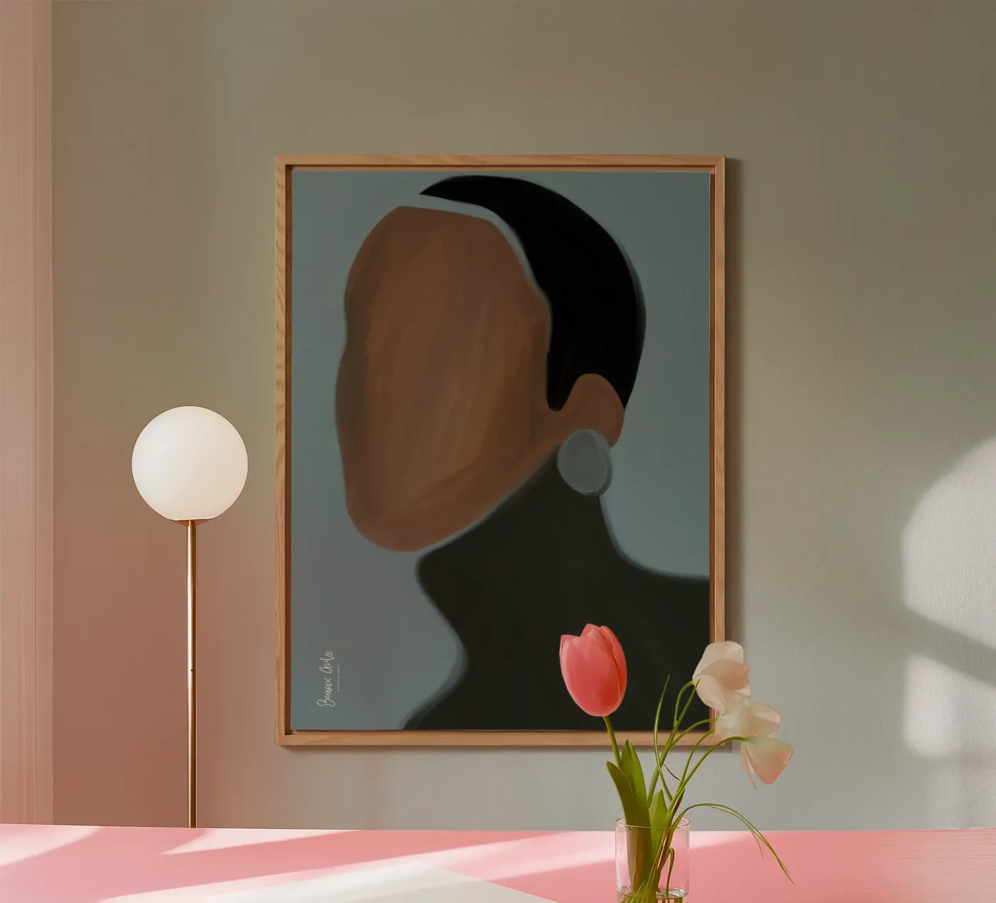 Afro Bloom alluminio dibond da Mathudace Créas