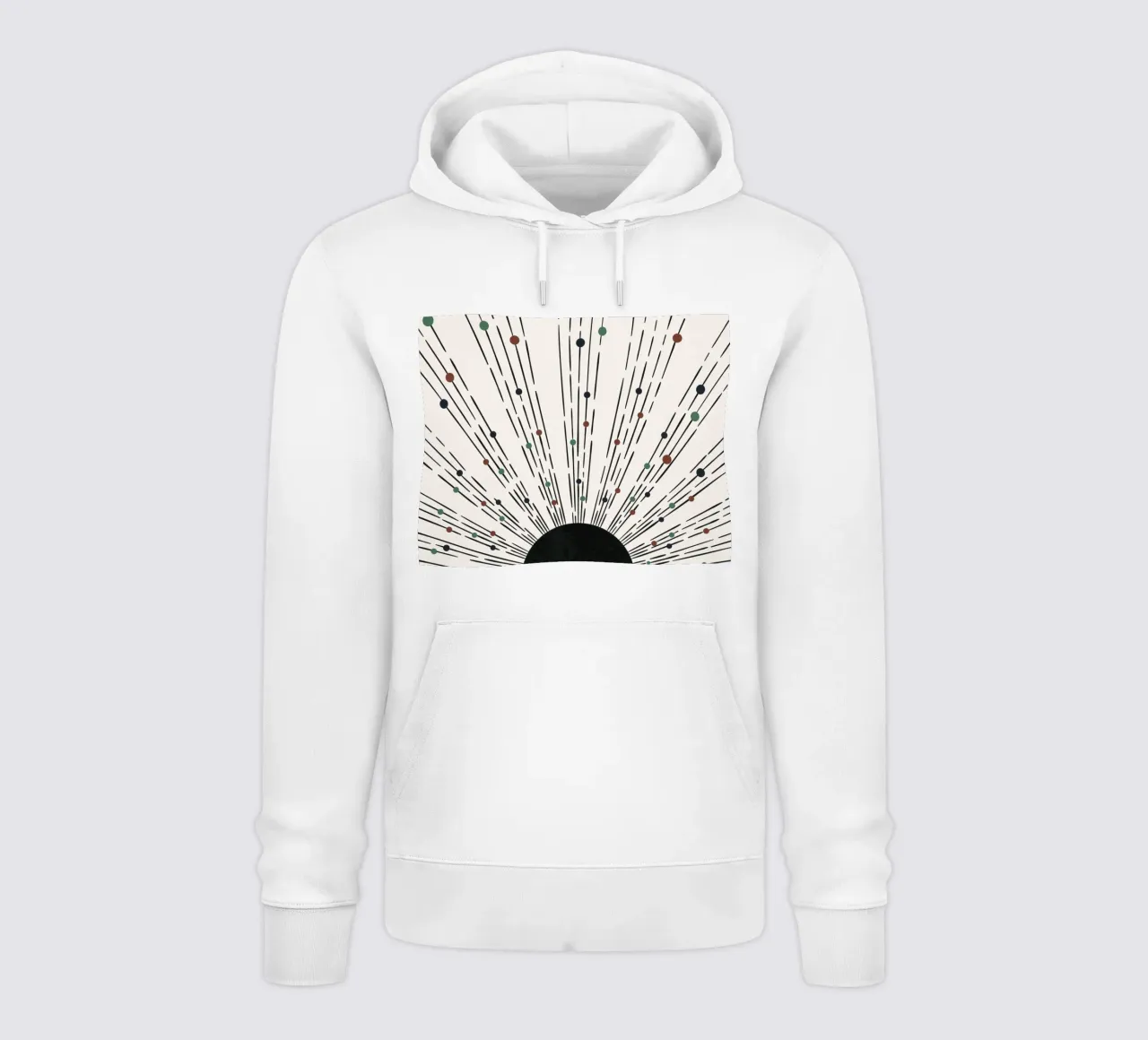 Sunbeams Boho design - minimale e dinamico felpa con cappuccio da Whole©