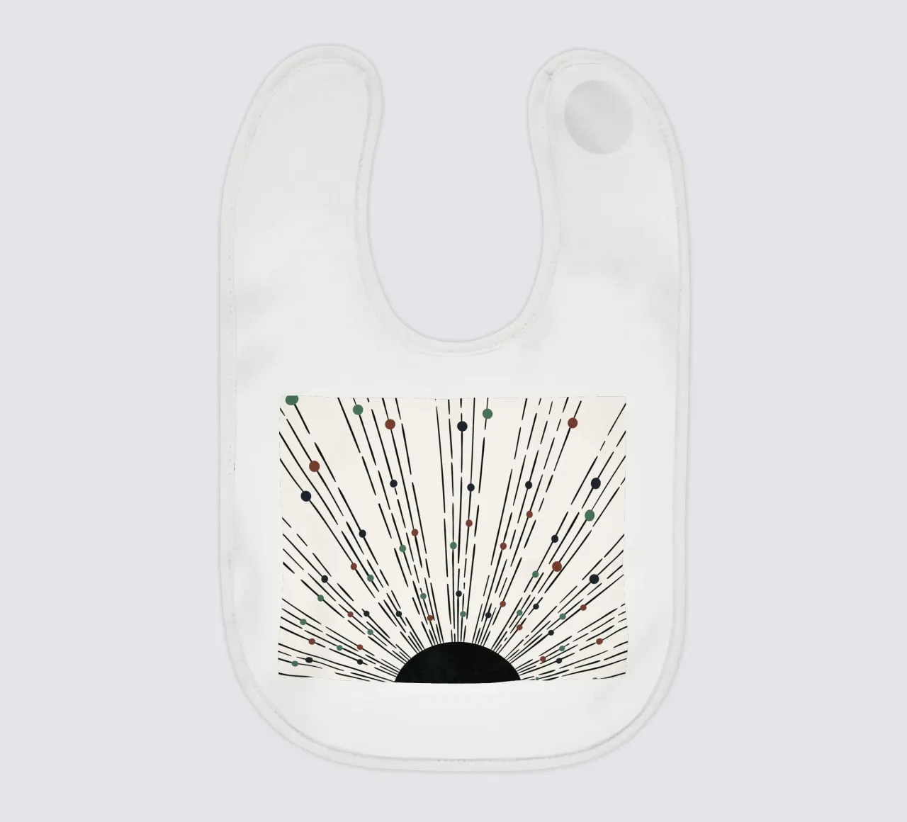 Sunbeams Boho design - minimale e dinamico bavaglino da Whole©