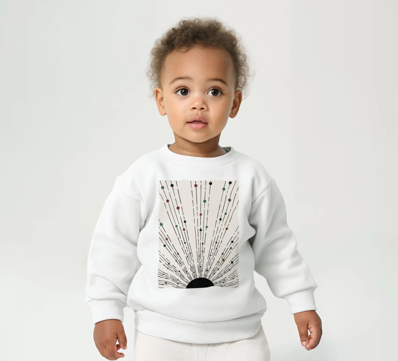 Sunbeams Boho design - minimale e dinamico felpa neonato da Whole©