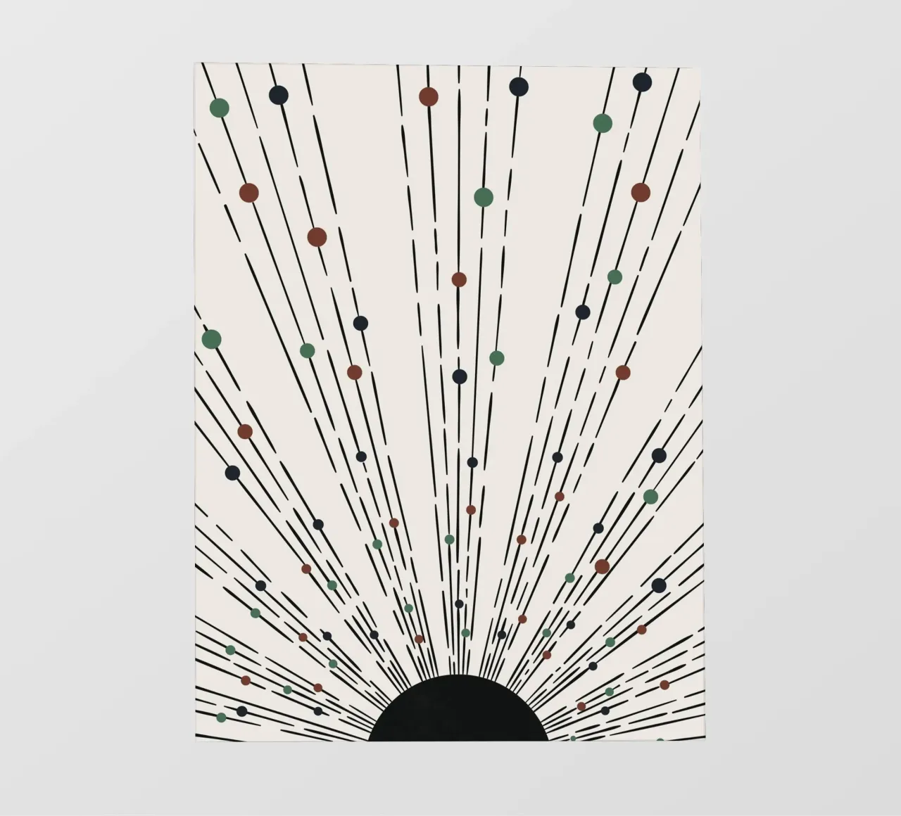 Sunbeams Boho design - minimale e dinamico telo in pvc da Whole©