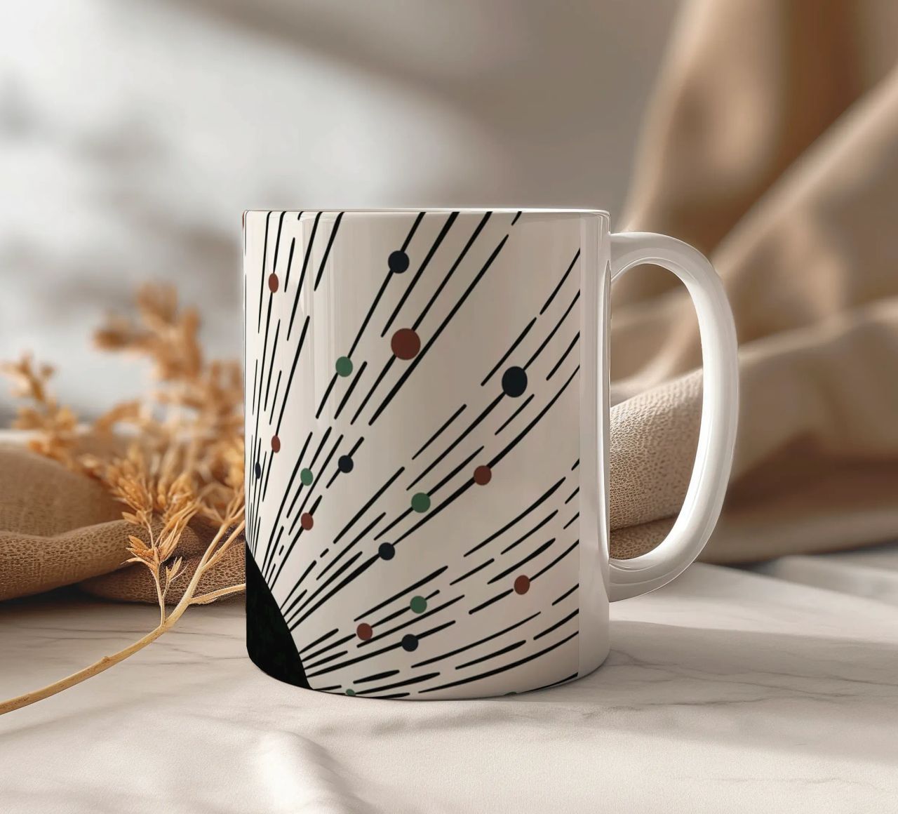 Sunbeams Boho design - minimale e dinamico tazza in ceramica da Whole©
