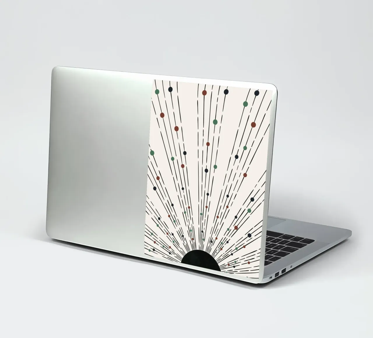 Sunbeams Boho design - minimal & dynamic sticker by Whole©