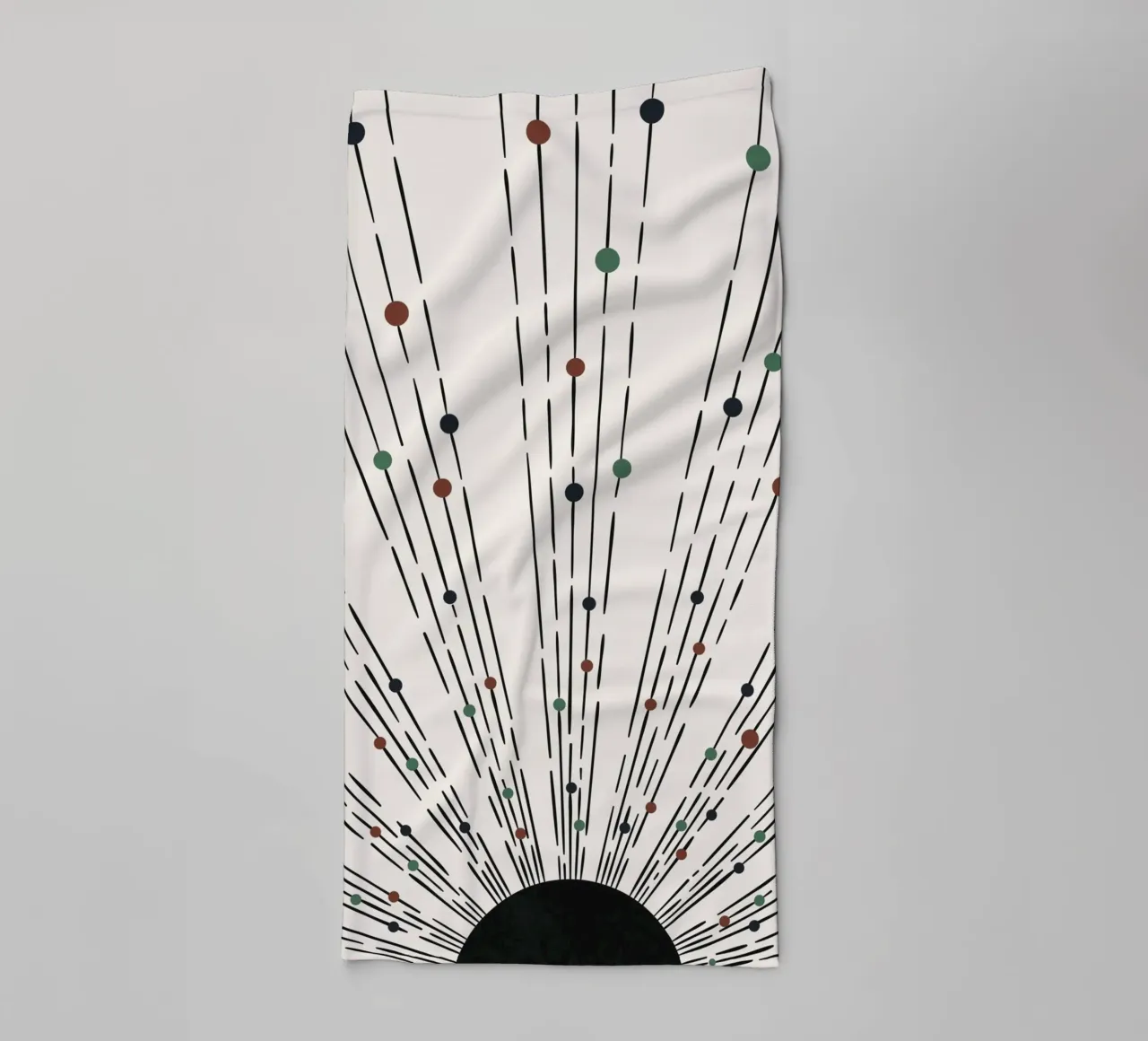 Sunbeams Boho design - minimal & dynamic towel by Whole©