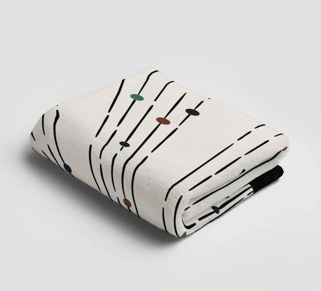 Sunbeams Boho design - minimal & dynamic towel by Whole©