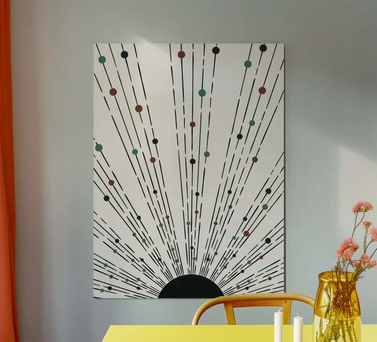 Rayons de soleil Design Boho - Minimal & Dynamique hahnemühle de Whole©