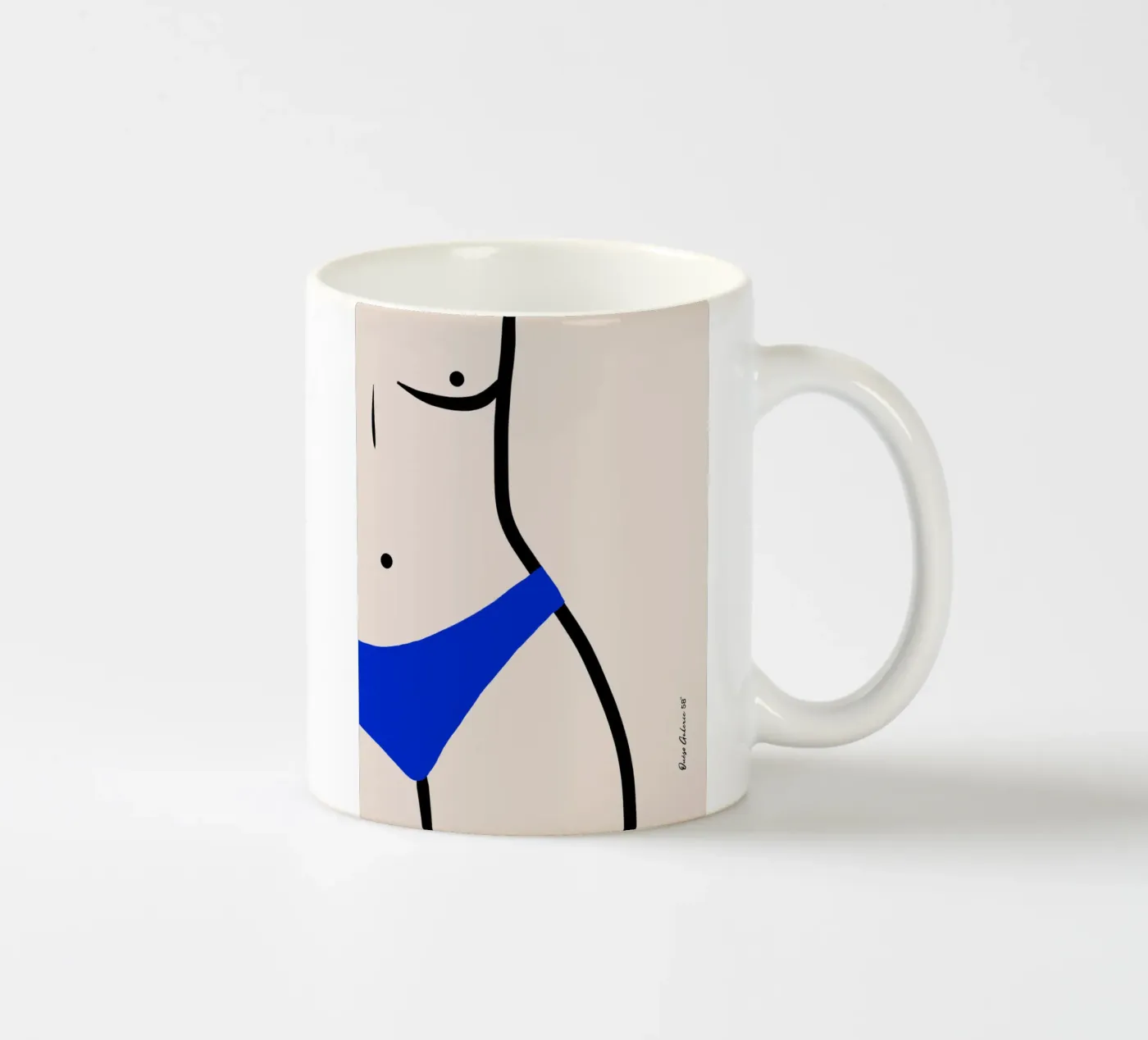 Starlight Echo ceramic mug by Mike Leymi