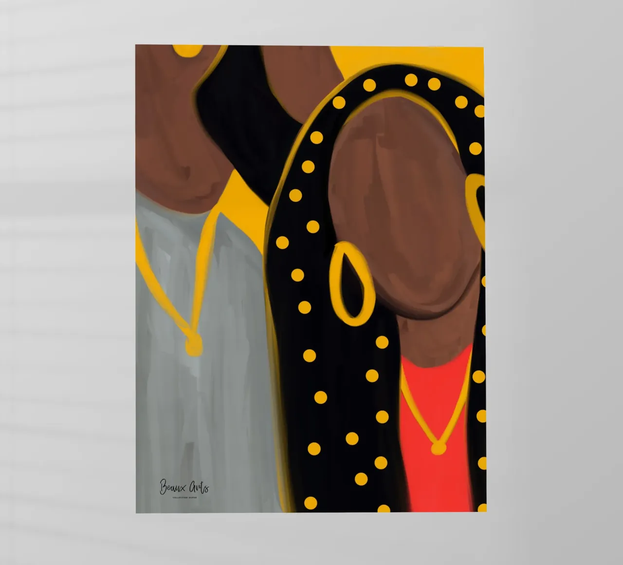 Afro Frame pellicola backlit da Mathudace Créas