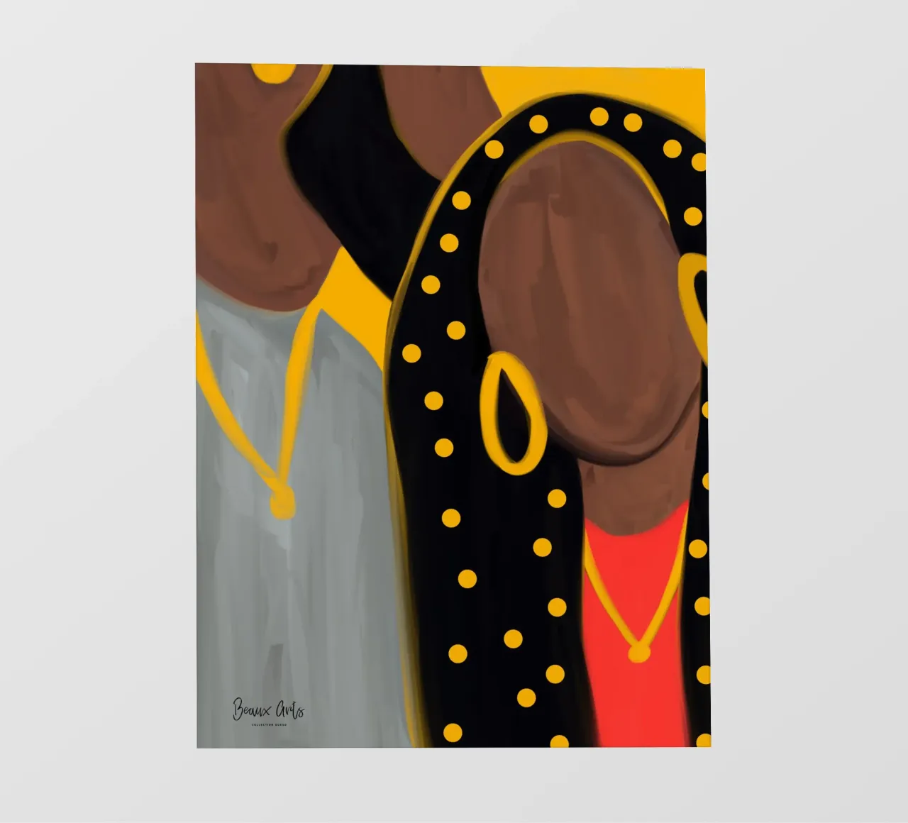 Afro Frame pellicola backlit da Mathudace Créas