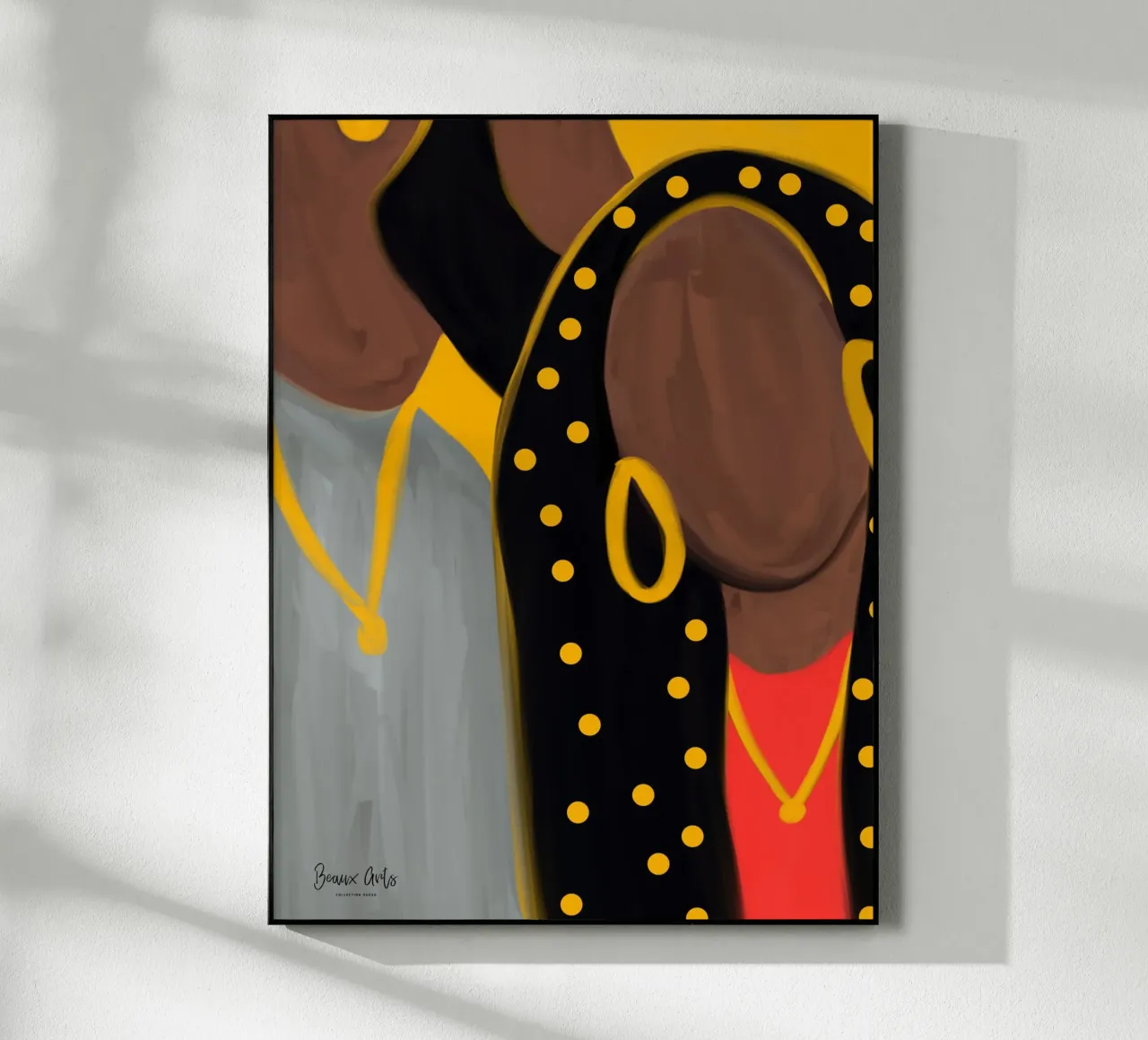 Afro Frame plexiglass da Mathudace Créas