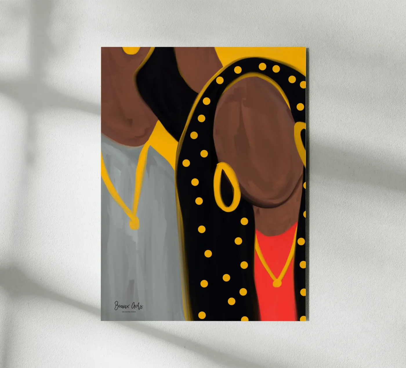 Afro Frame Forex-Platte von Mathudace Créas