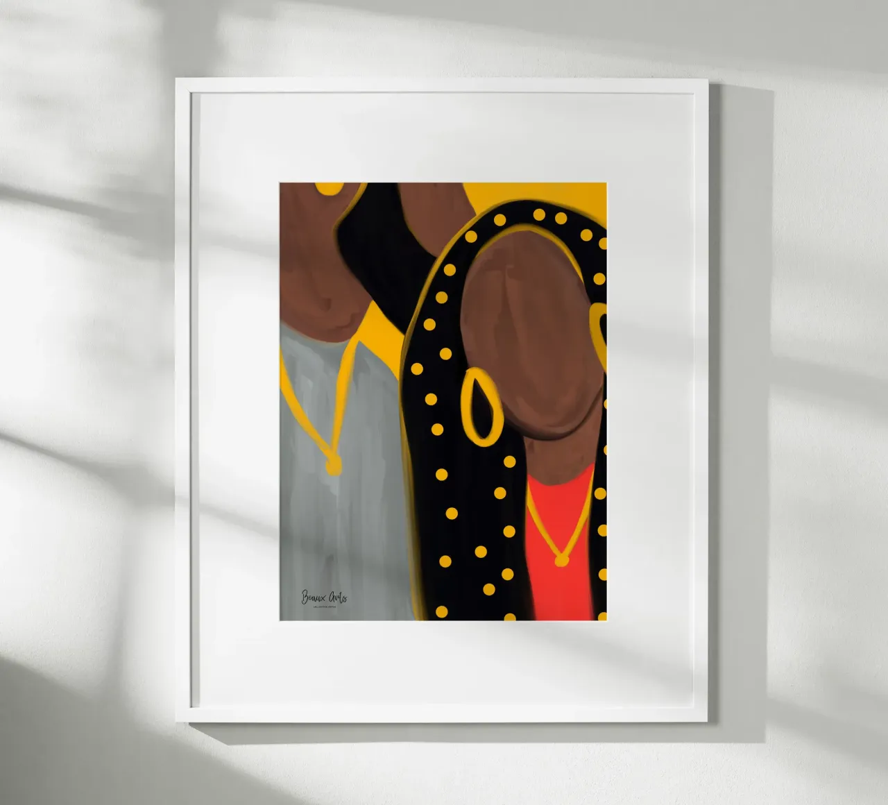 Afro Frame poster da Mathudace Créas