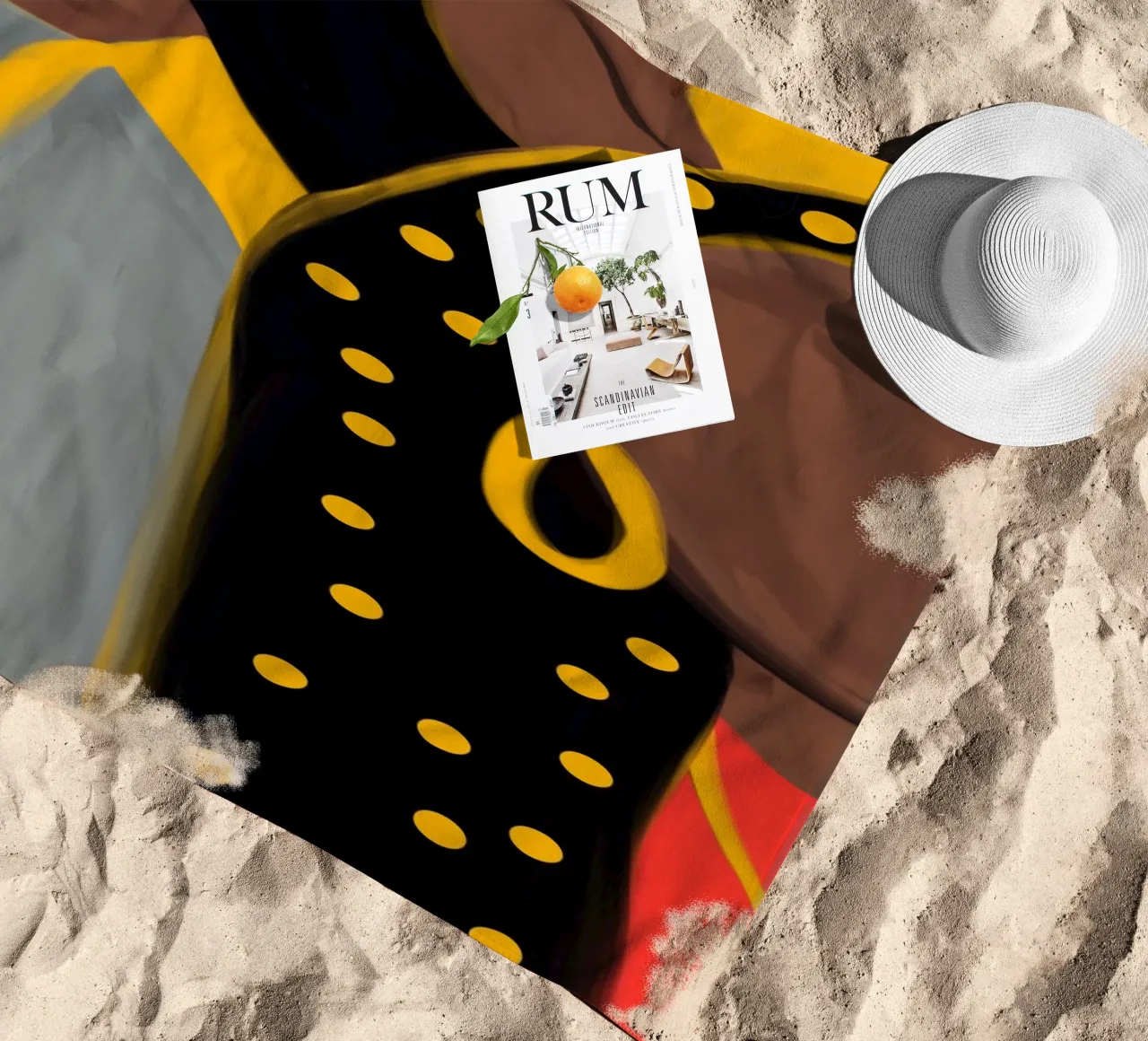 Afro Frame telo mare da Mathudace Créas