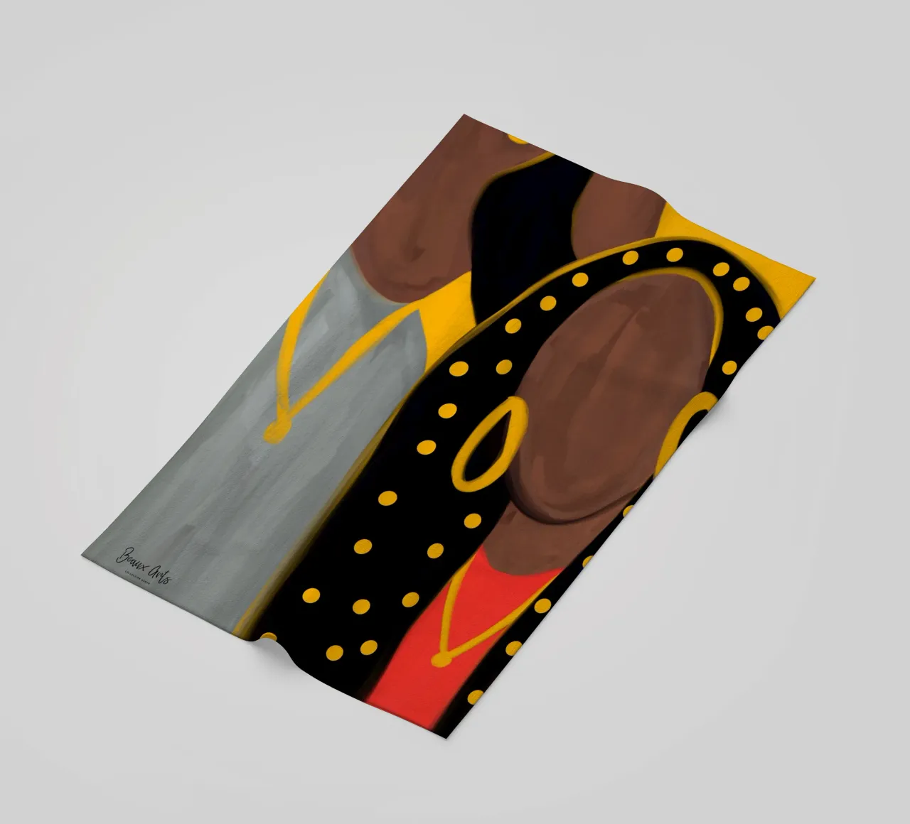 Afro Frame telo mare da Mathudace Créas