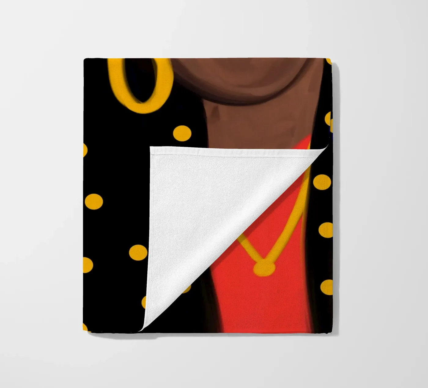 Afro Frame Strandtuch von Mathudace Créas