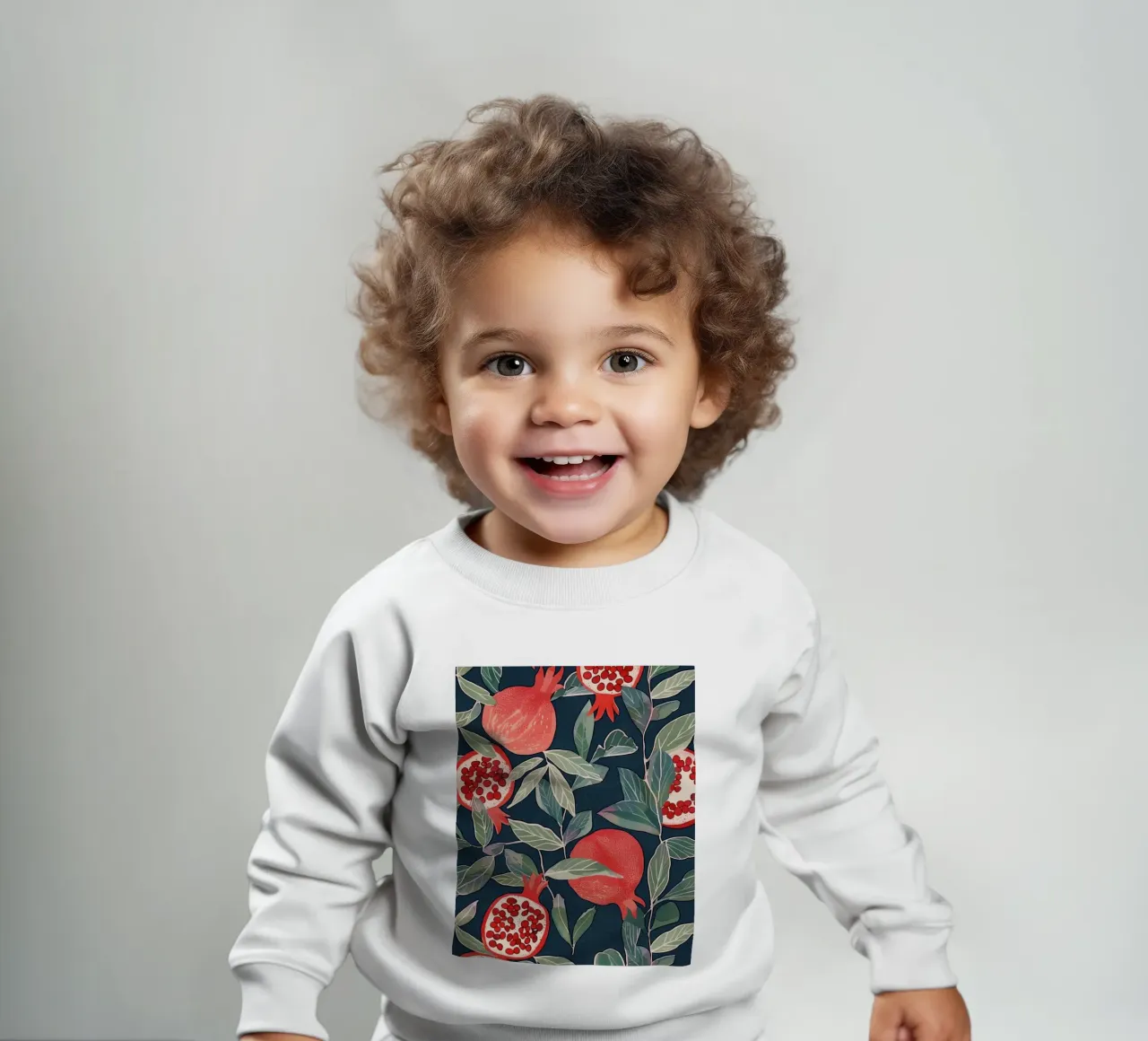 Melograno Pianta Frutta Cibo Vintage Botanico Boho Floreale felpa neonato da Gentle Echoes Art