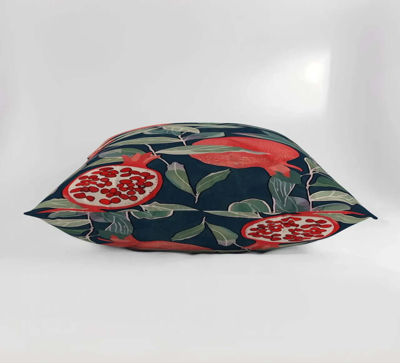 Melograno Pianta Frutta Cibo Vintage Botanico Boho Floreale cuscino da Gentle Echoes Art