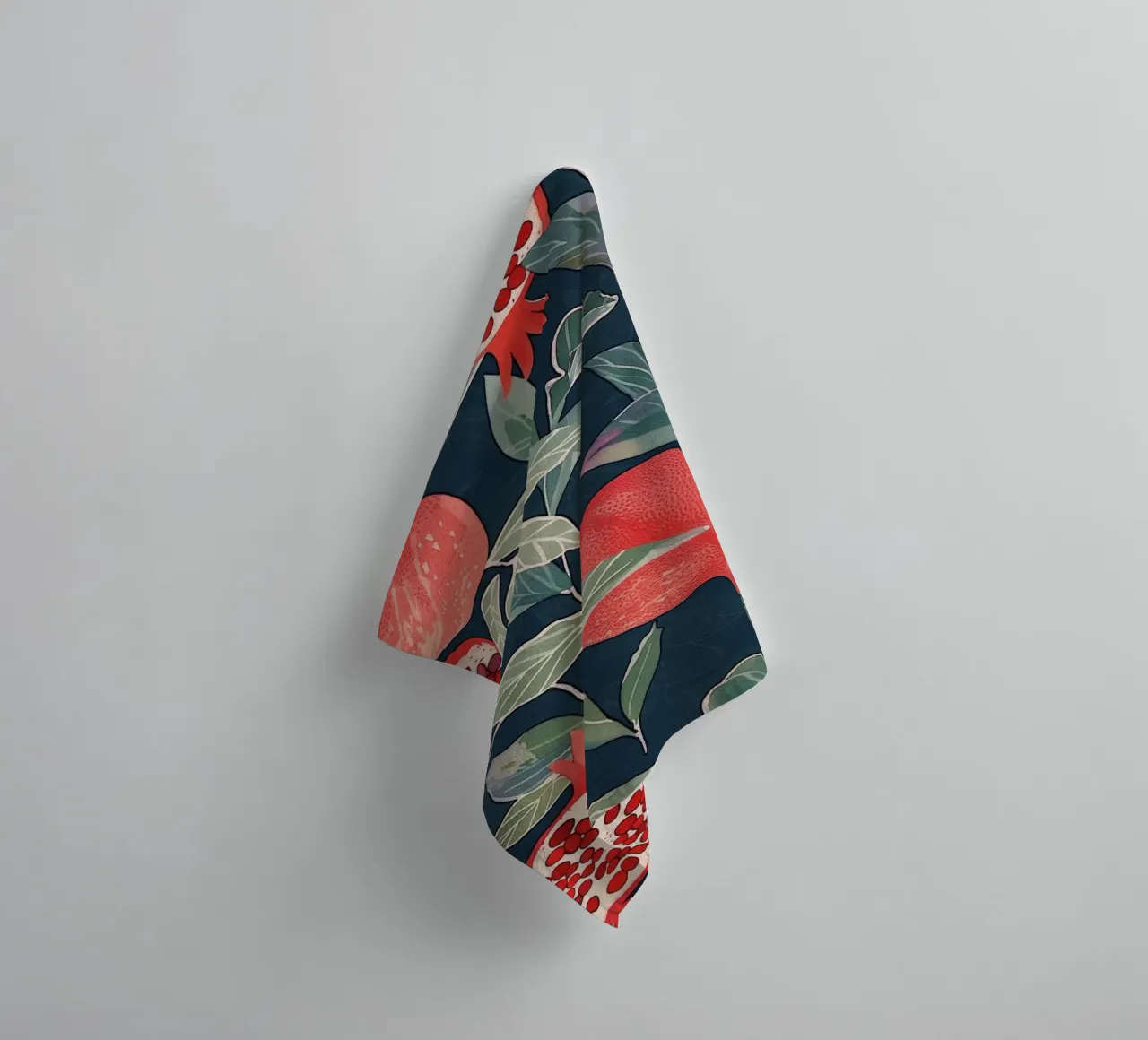 Melograno Pianta Frutta Cibo Vintage Botanico Boho Floreale asciugamano da bagno da Gentle Echoes Art
