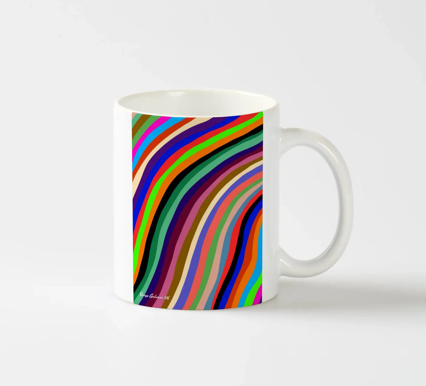 Soft Infinity ceramic mug by Mike Leymi