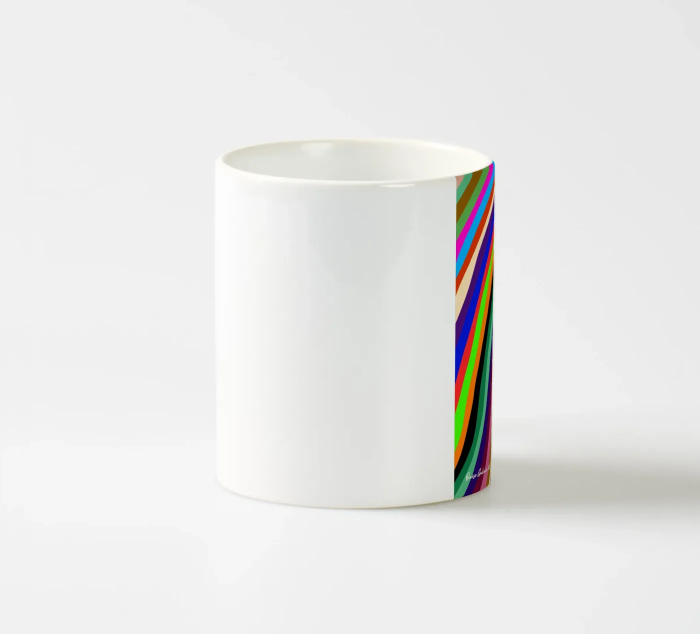 Soft Infinity ceramic mug by Mike Leymi