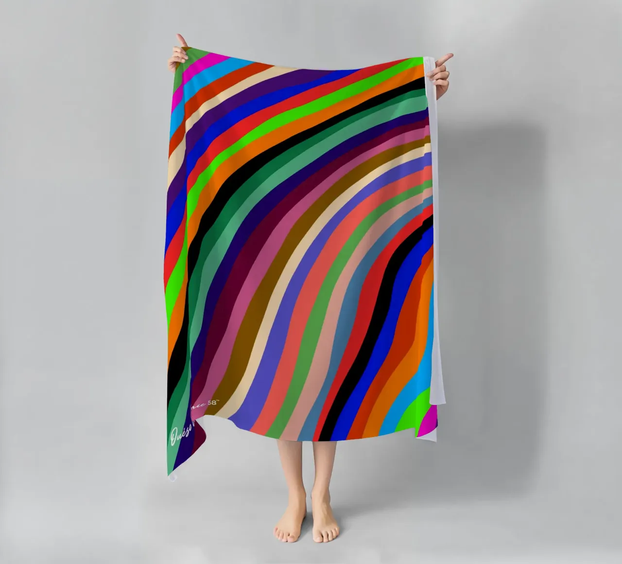 Soft Infinity beach towel by Mike Leymi