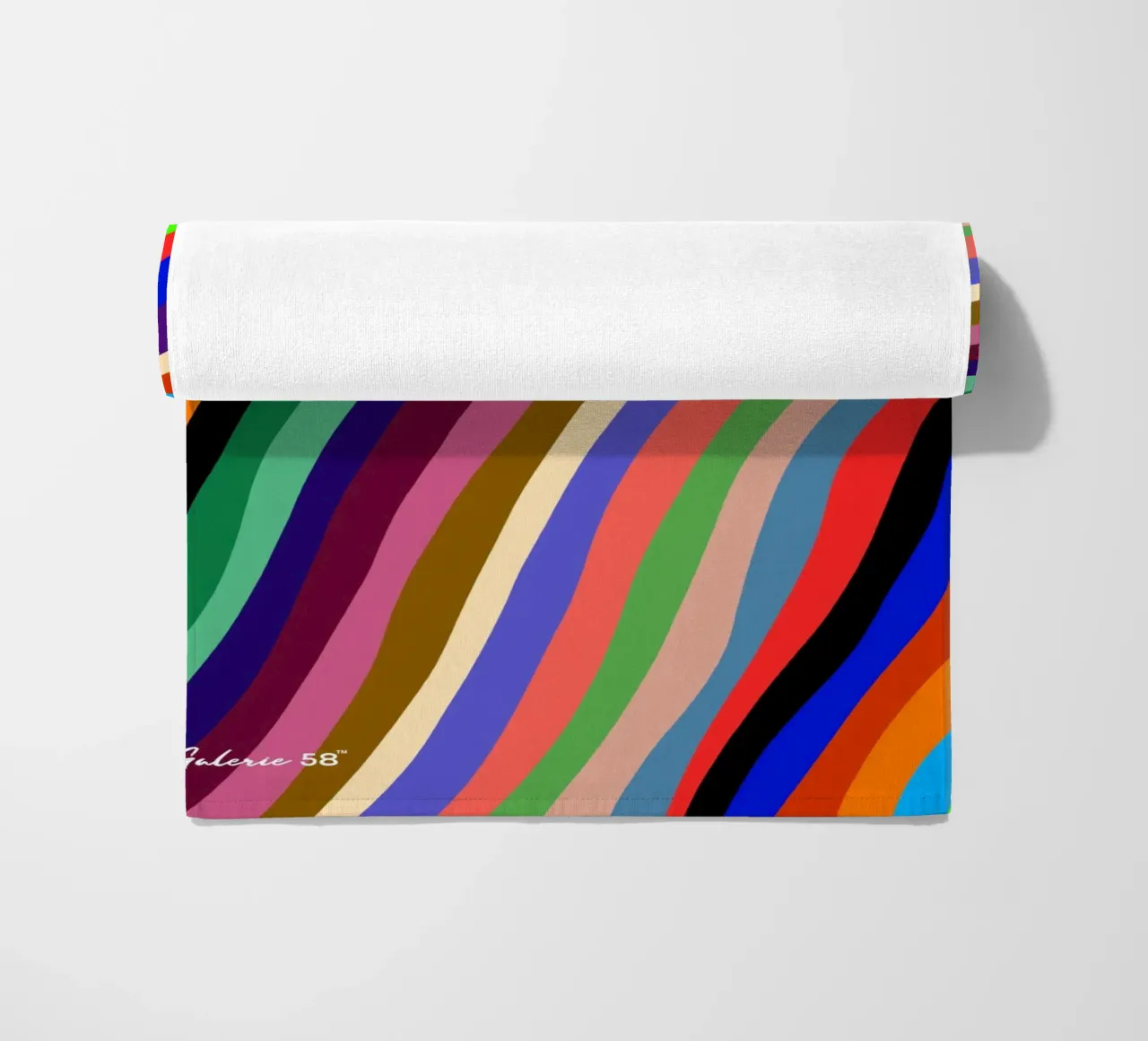 Soft Infinity beach towel by Mike Leymi