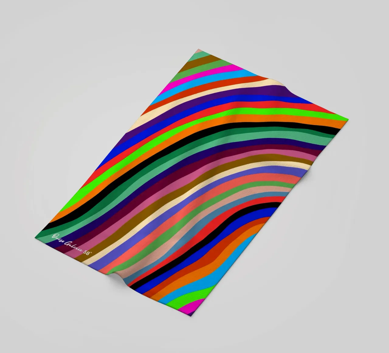 Soft Infinity beach towel by Mike Leymi