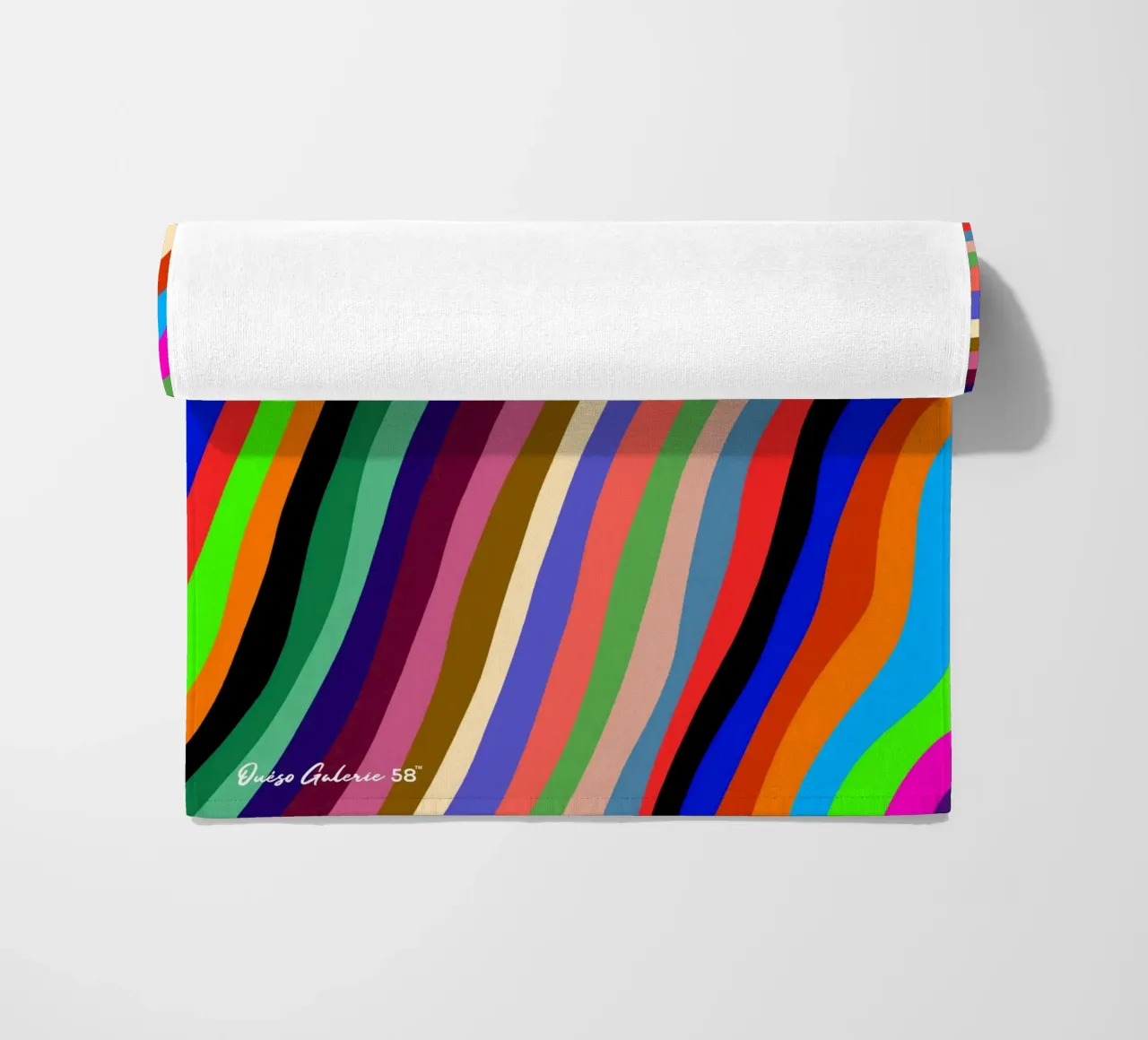Soft Infinity beach towel by Mike Leymi