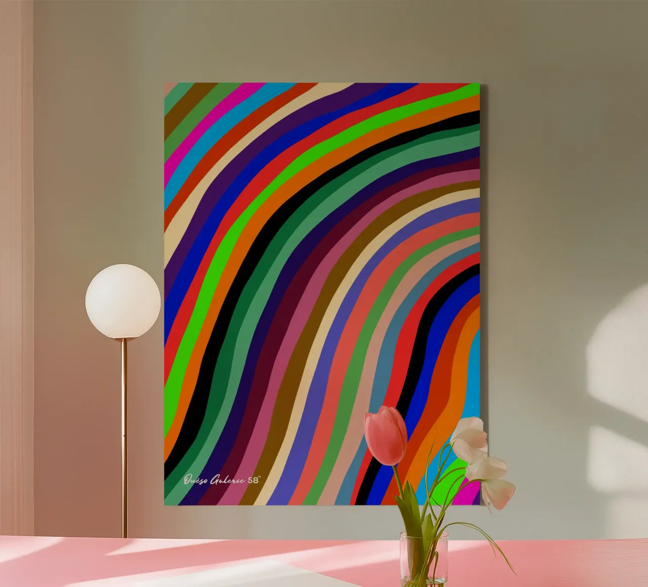 Soft Infinity canvas by Mike Leymi