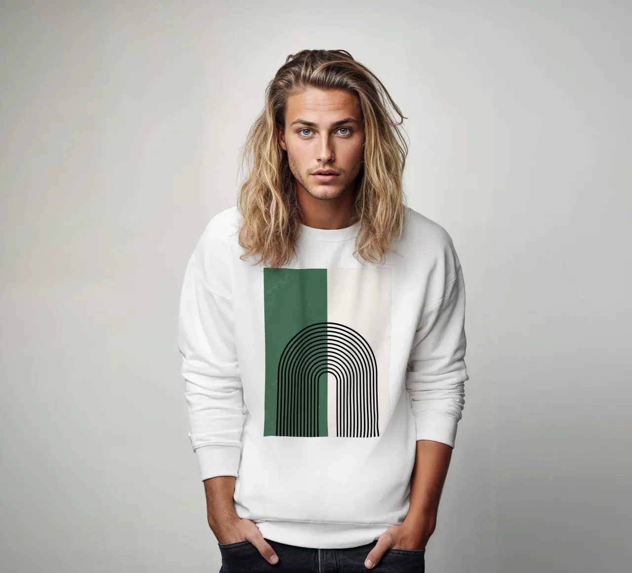 Linee semicircolari Boho - moderne e armoniose felpa da Whole©