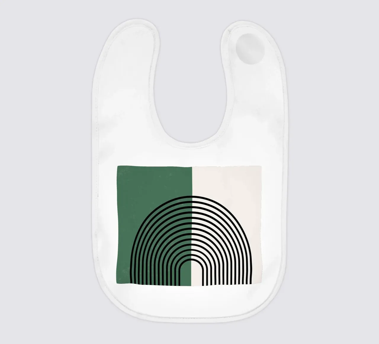 Linee semicircolari Boho - moderne e armoniose bavaglino da Whole©